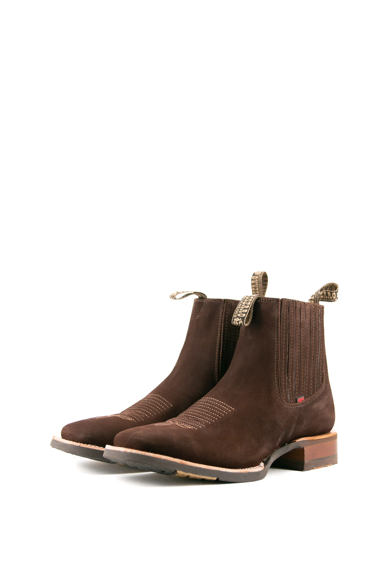 Bessero Rubber Nobuck Square Toe Men's Ankle Boot - Image 11