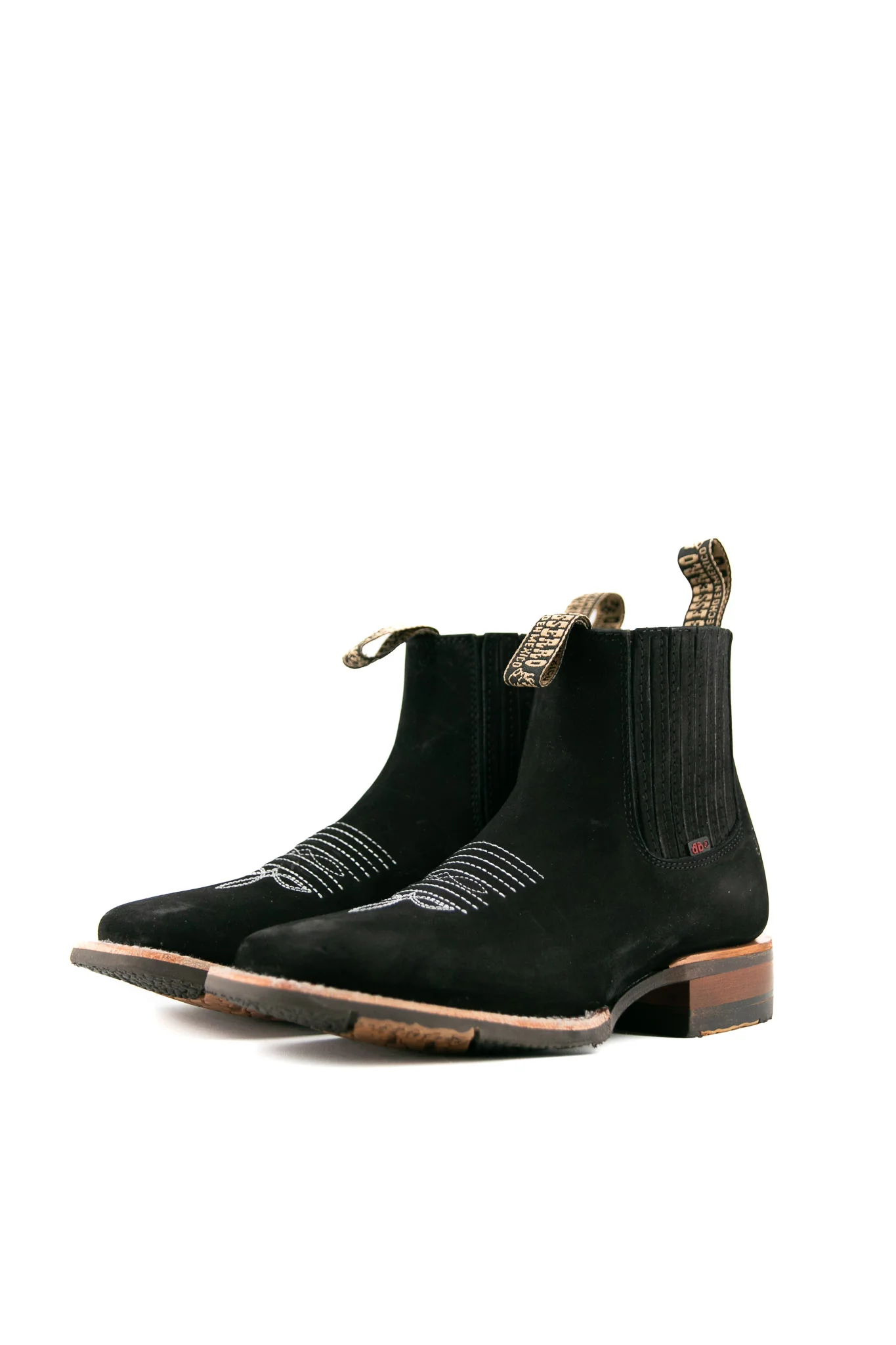 Bessero Rubber Nobuck Square Toe Men's Ankle Boot - Image 21