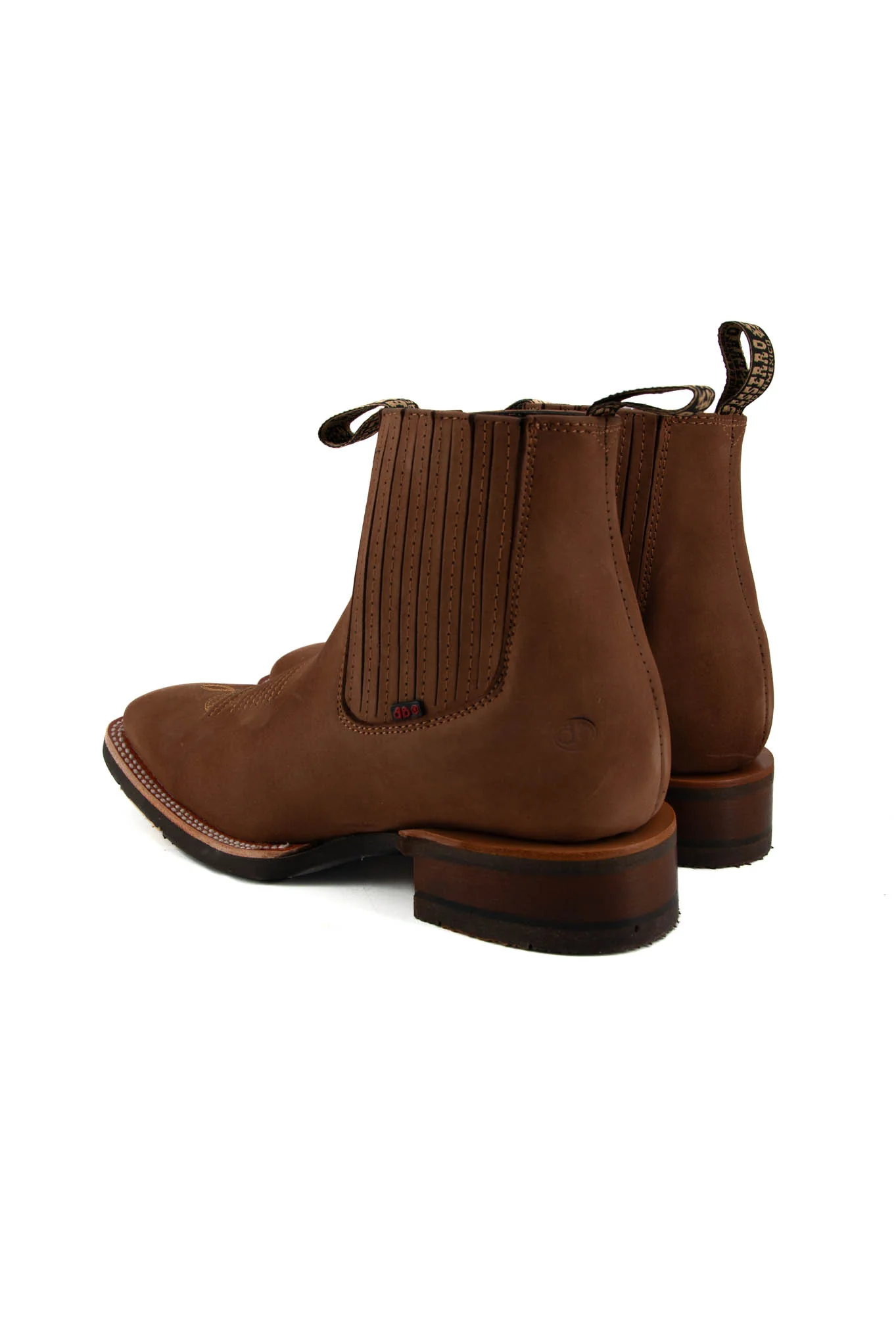 Bessero Rubber Nobuck Square Toe Men's Ankle Boot - Image 27