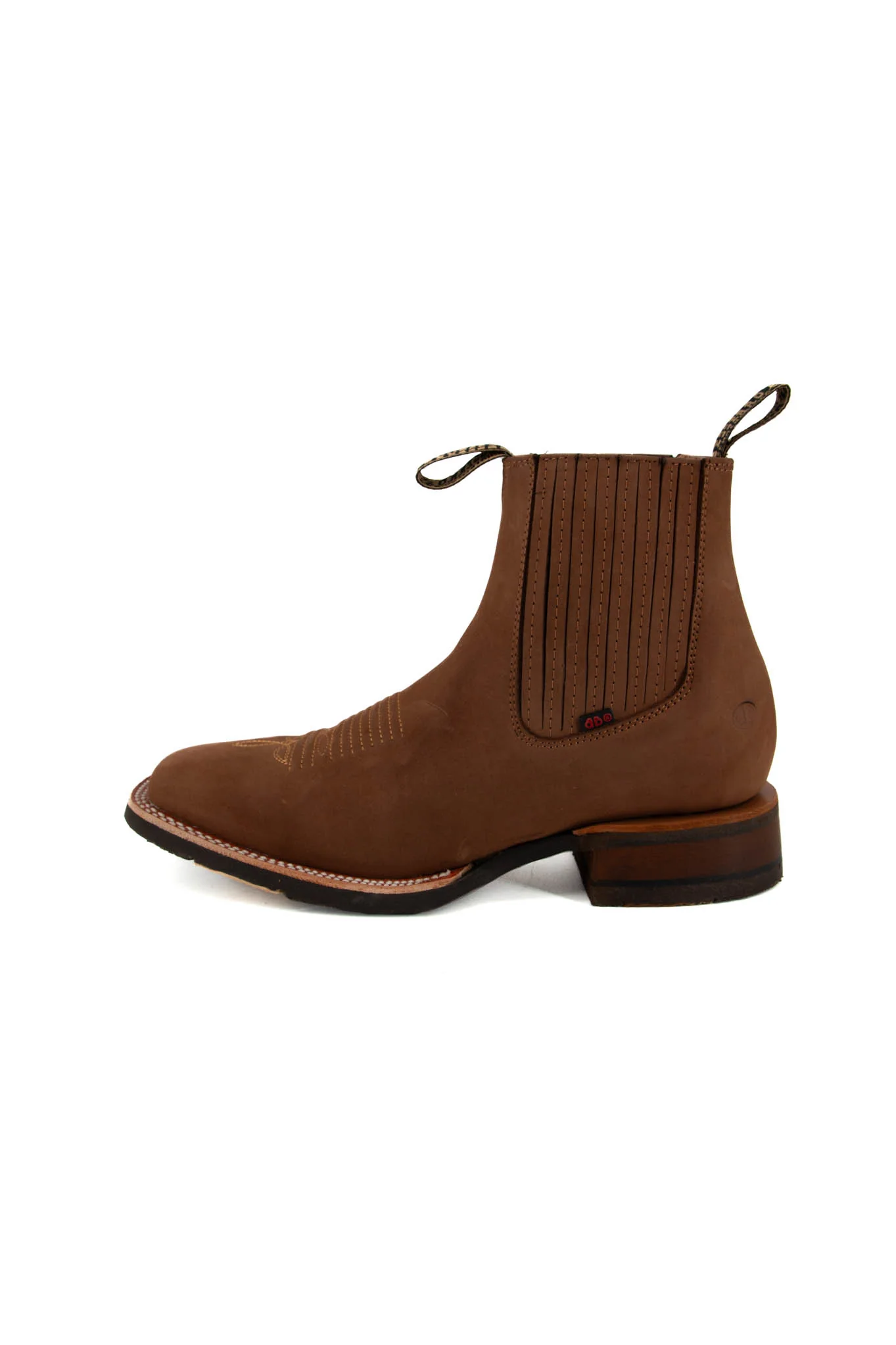 Bessero Rubber Nobuck Square Toe Men's Ankle Boot - Image 29