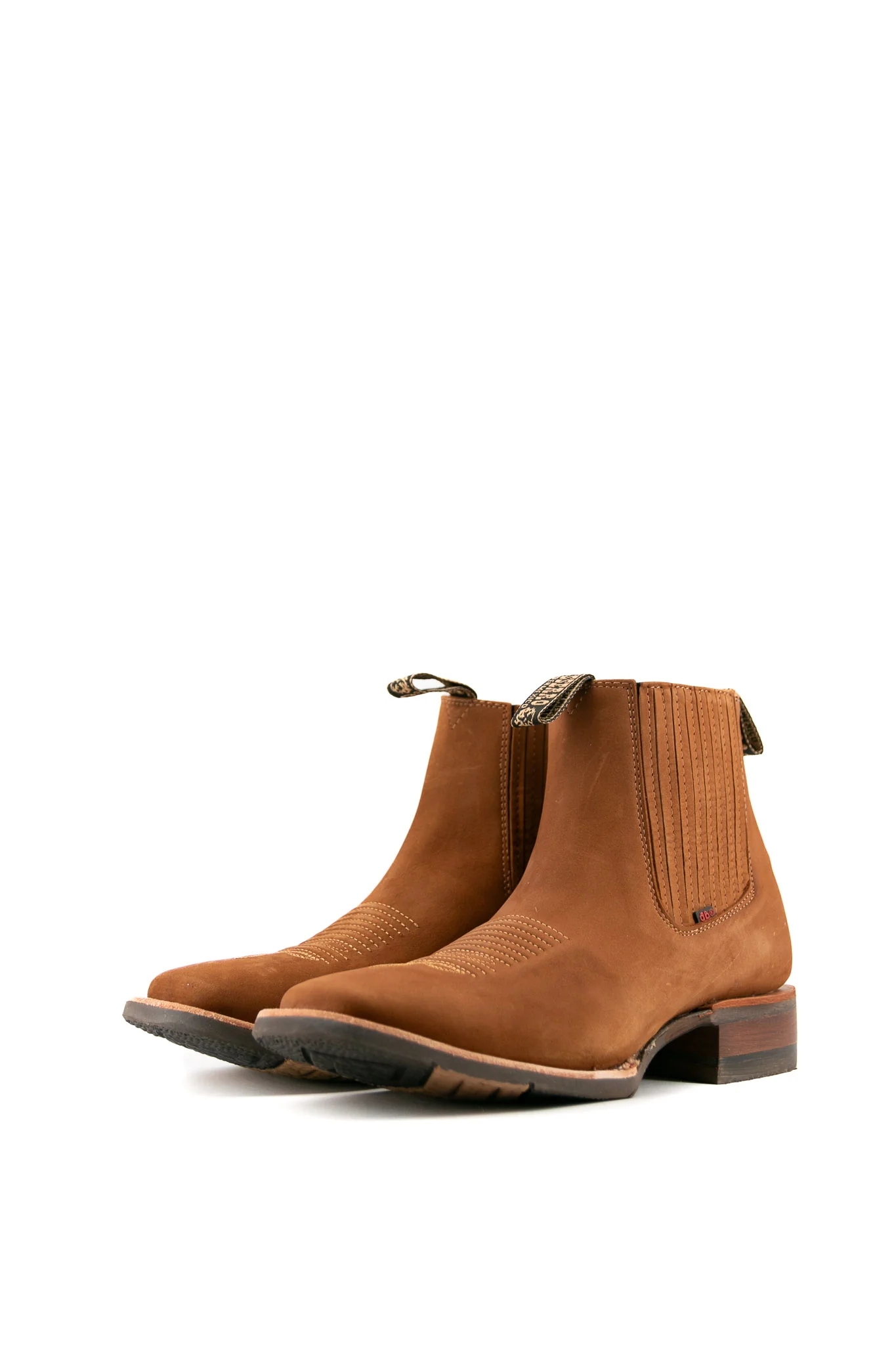 Bessero Rubber Nobuck Square Toe Men's Ankle Boot - Image 6