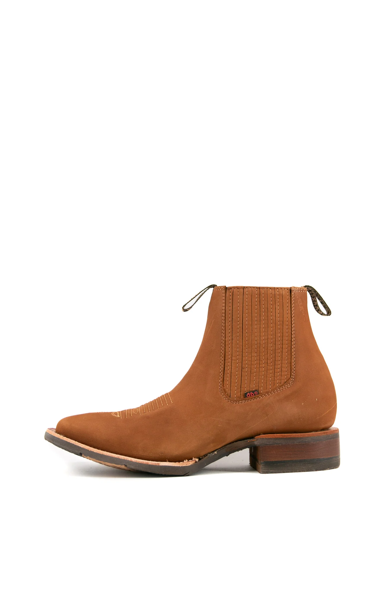 Bessero Rubber Nobuck Square Toe Men's Ankle Boot - Image 7