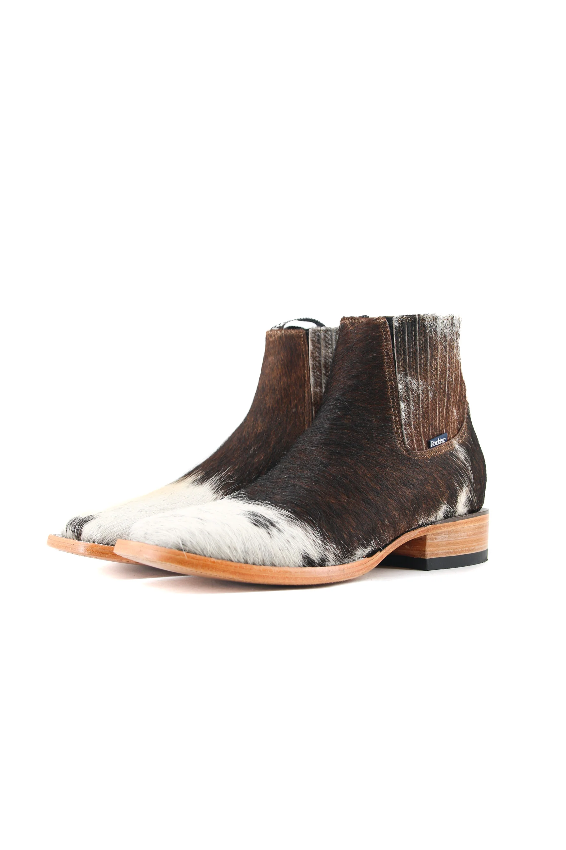 Men's Cowhide Square Toe Ankle Boot  Size 10 Box OM102