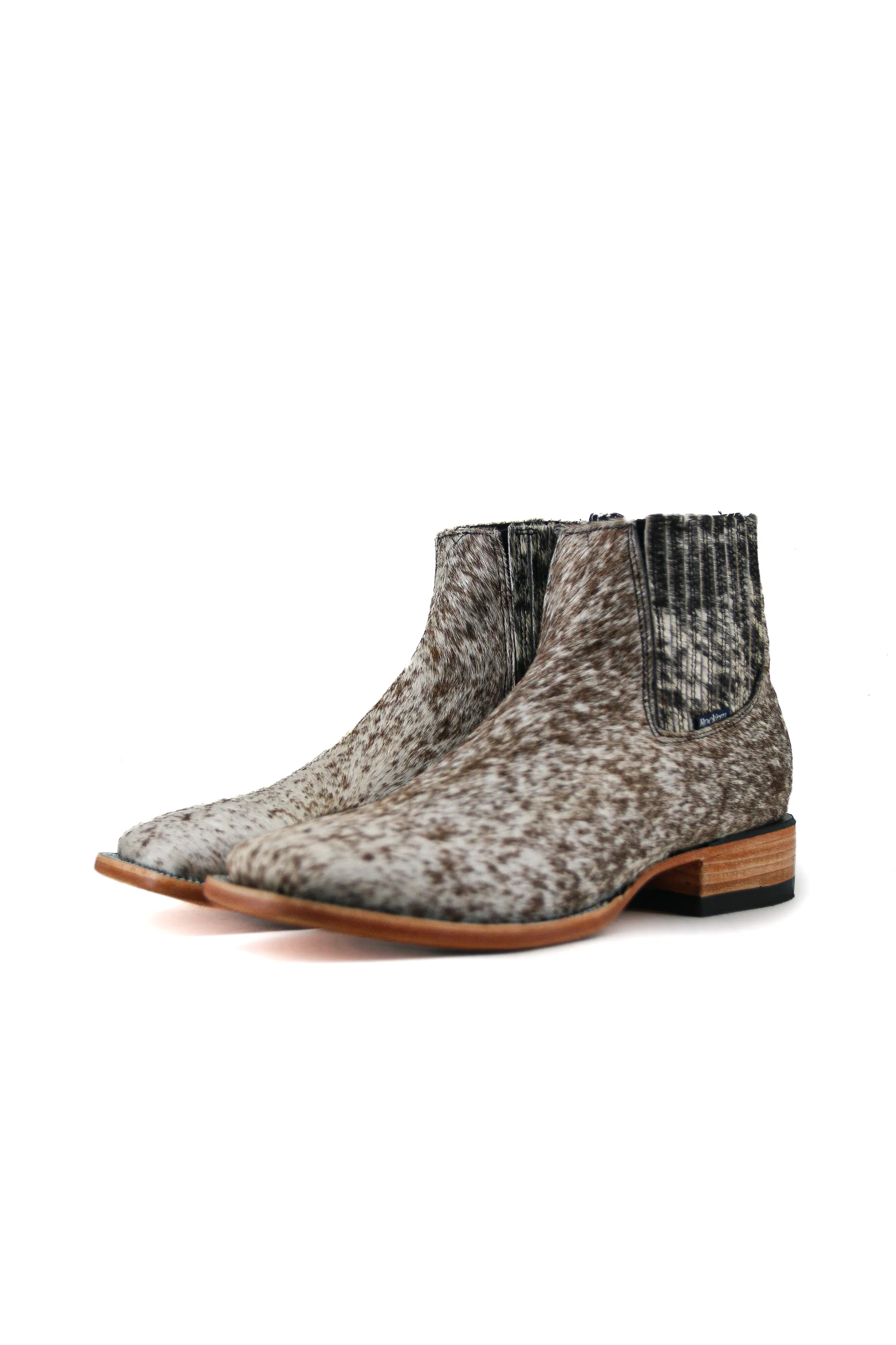 Men's Cowhide Square Toe Ankle Boot  Size 10 Box OM103