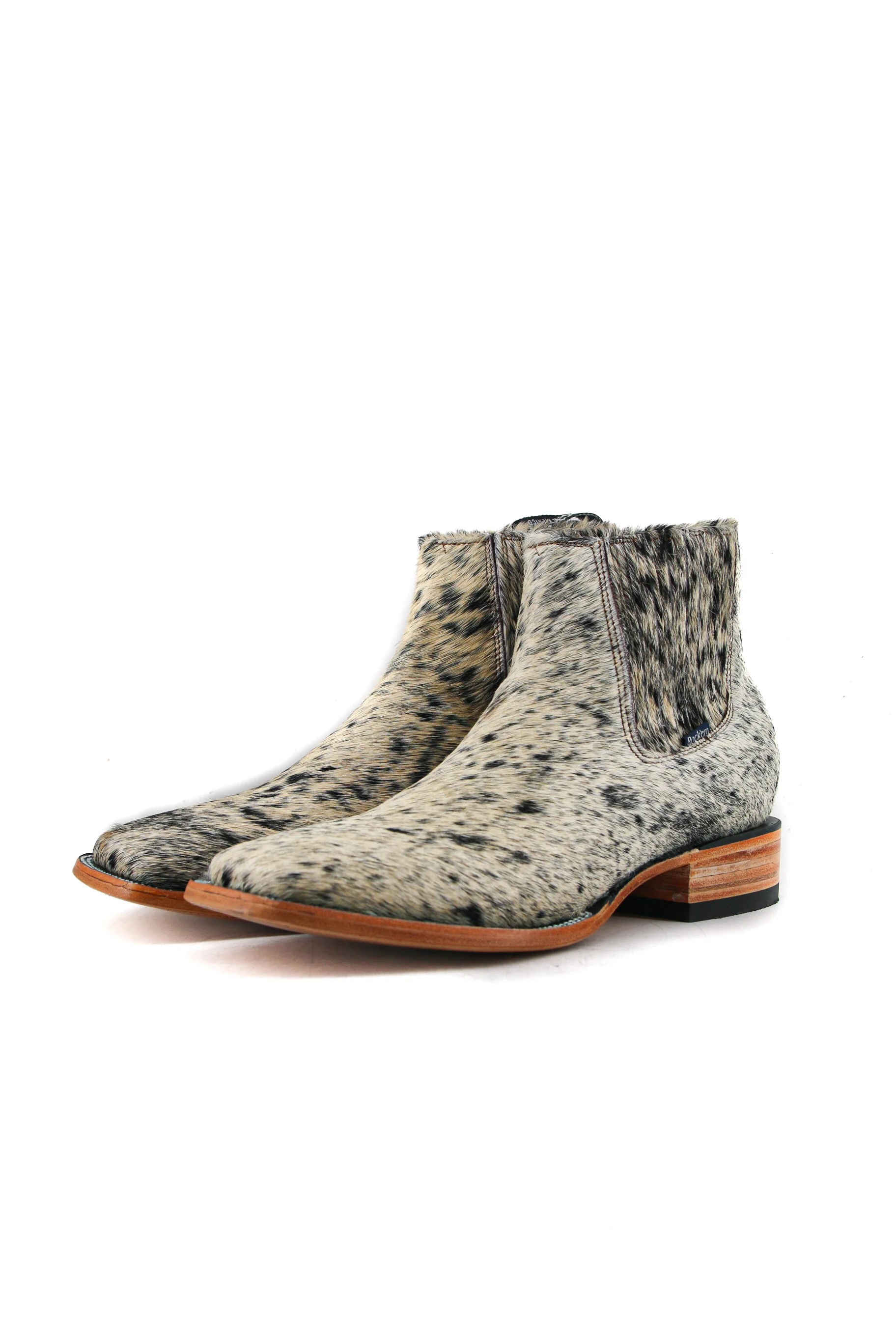 Men's Cowhide Square Toe Ankle Boot  Size 10 Box OM113