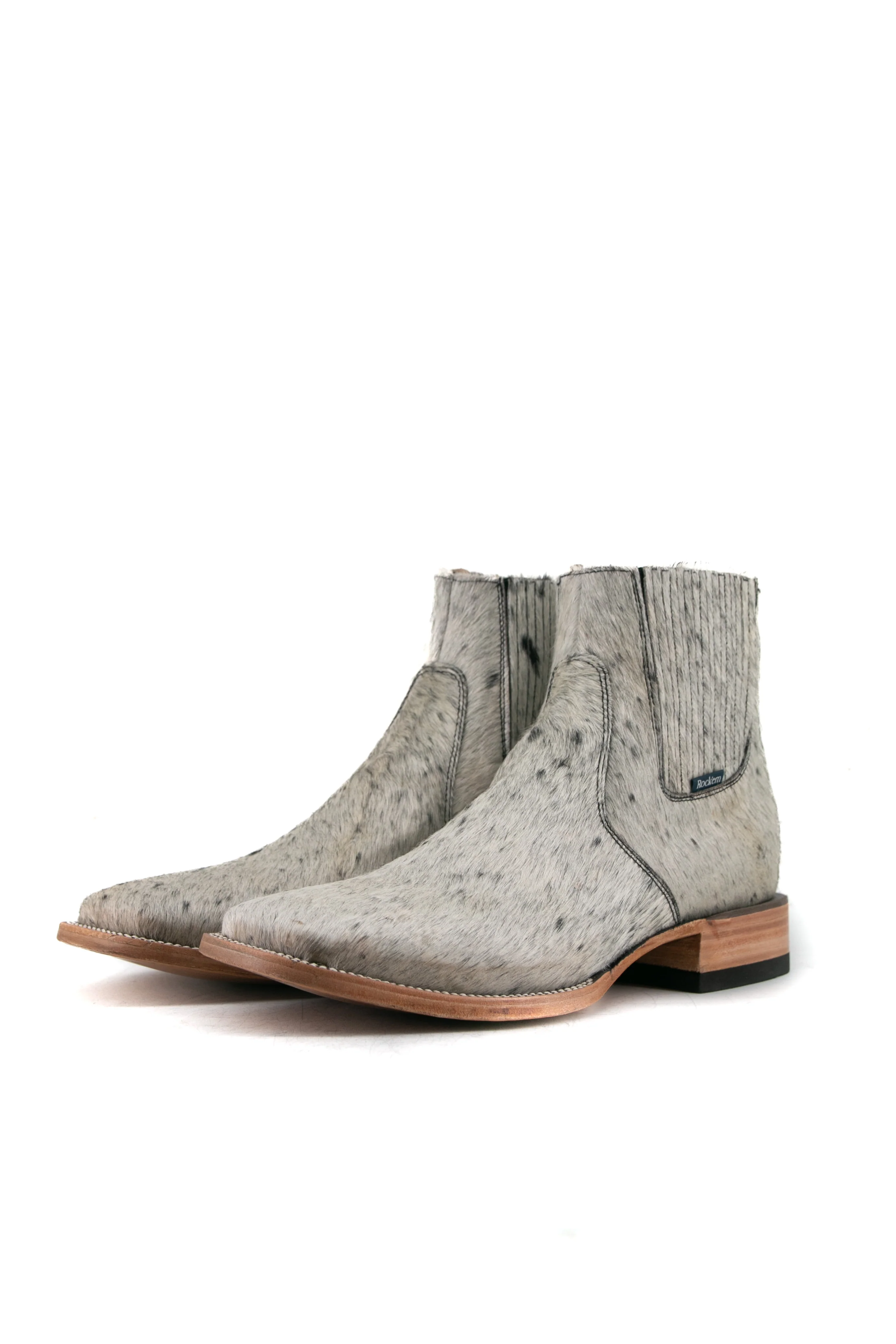 Men's Cowhide Square Toe Ankle Boot  Size 11 Box OM143