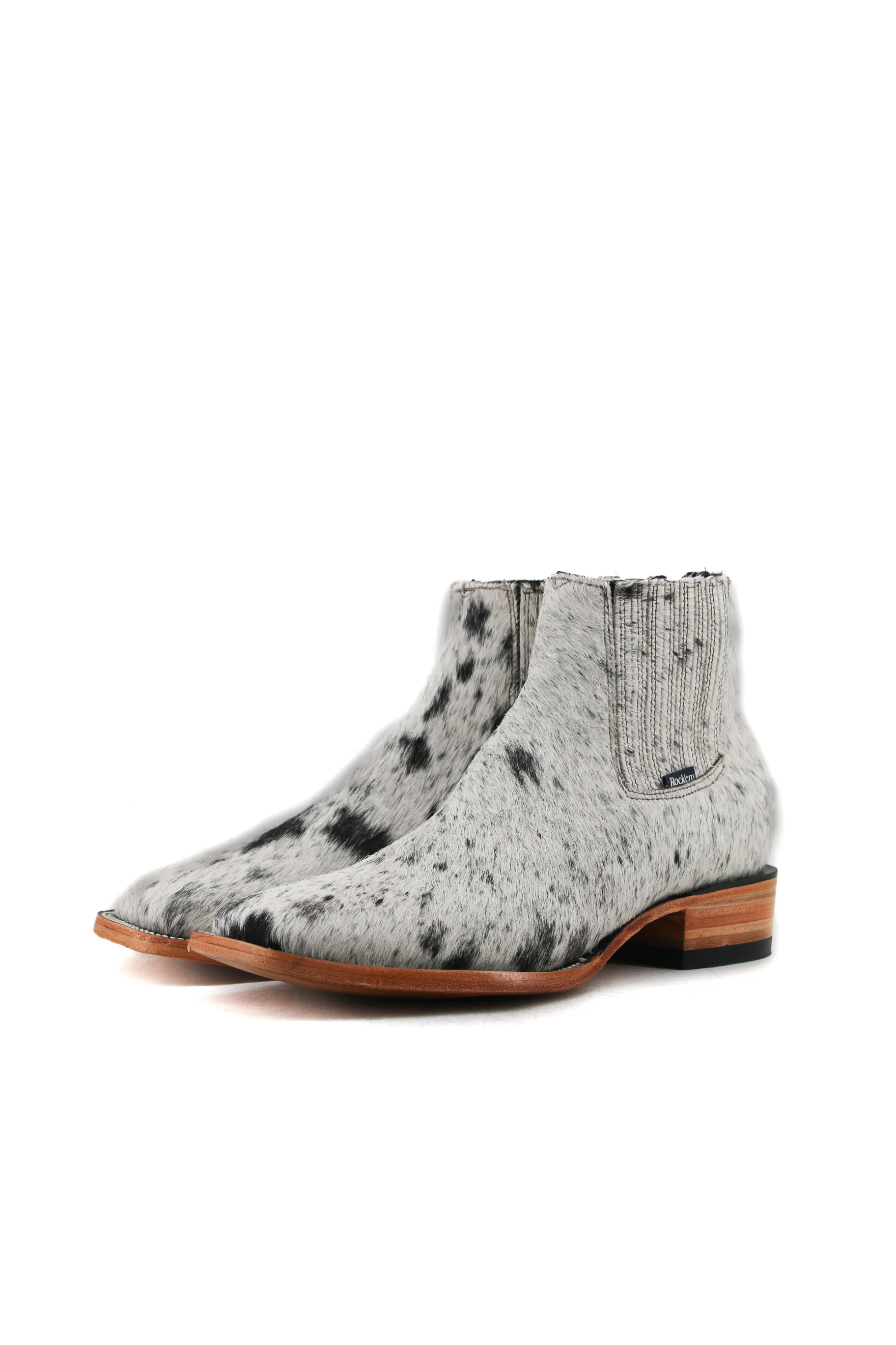 Men's Cowhide Square Toe Ankle Boot  Size 11 Box OM150
