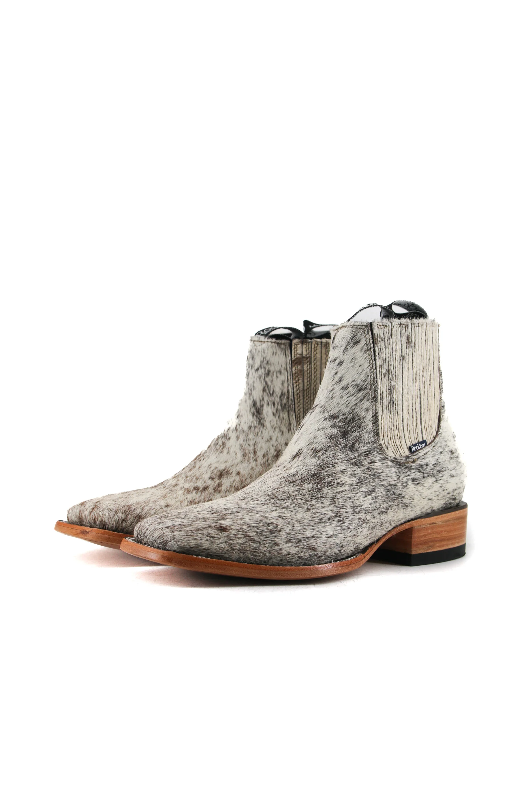 Men's Cowhide Square Toe Ankle Boot  Size 12 Box OM154