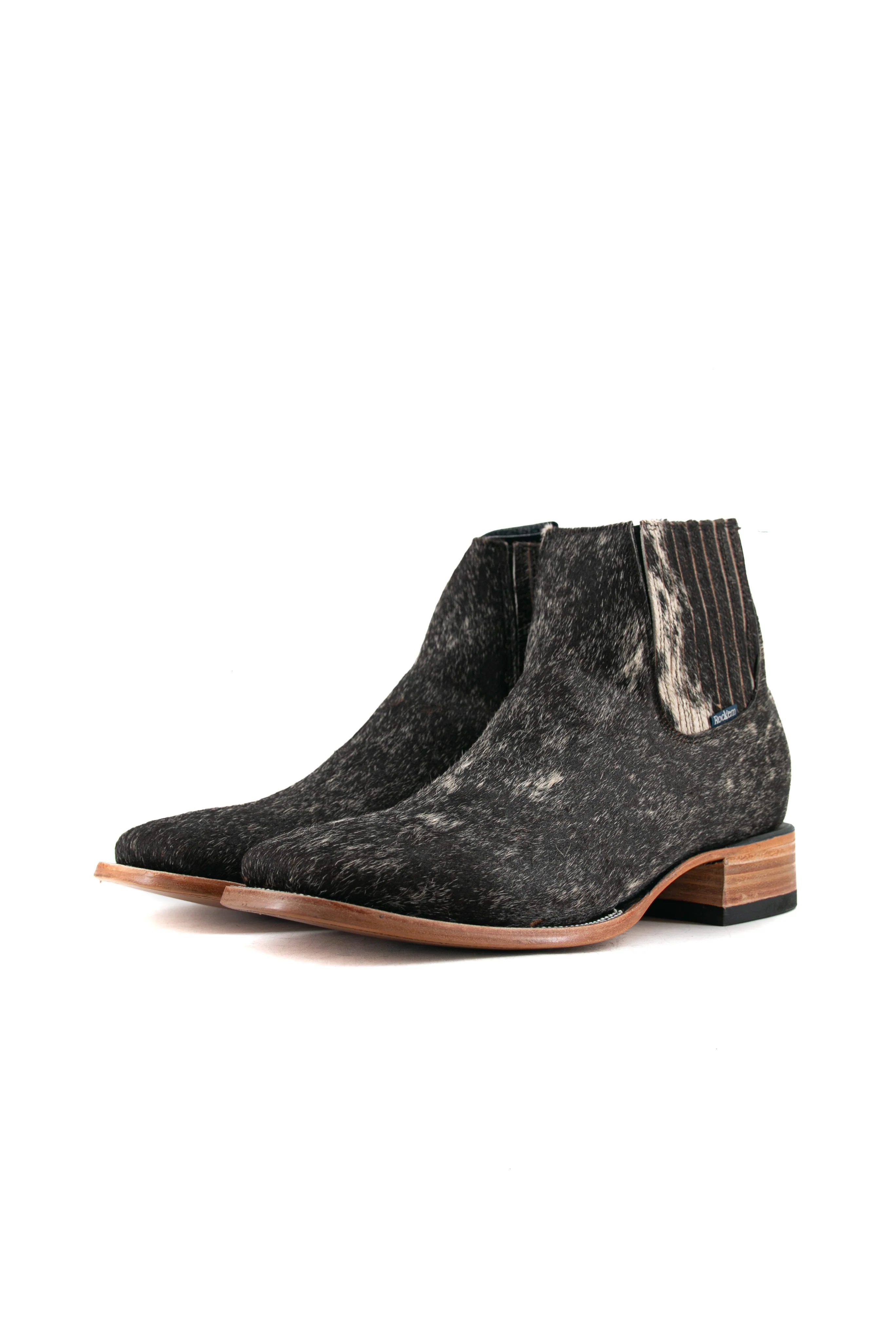 Men's Cowhide Square Toe Ankle Boot  Size 12 Box OM157 - Image 2