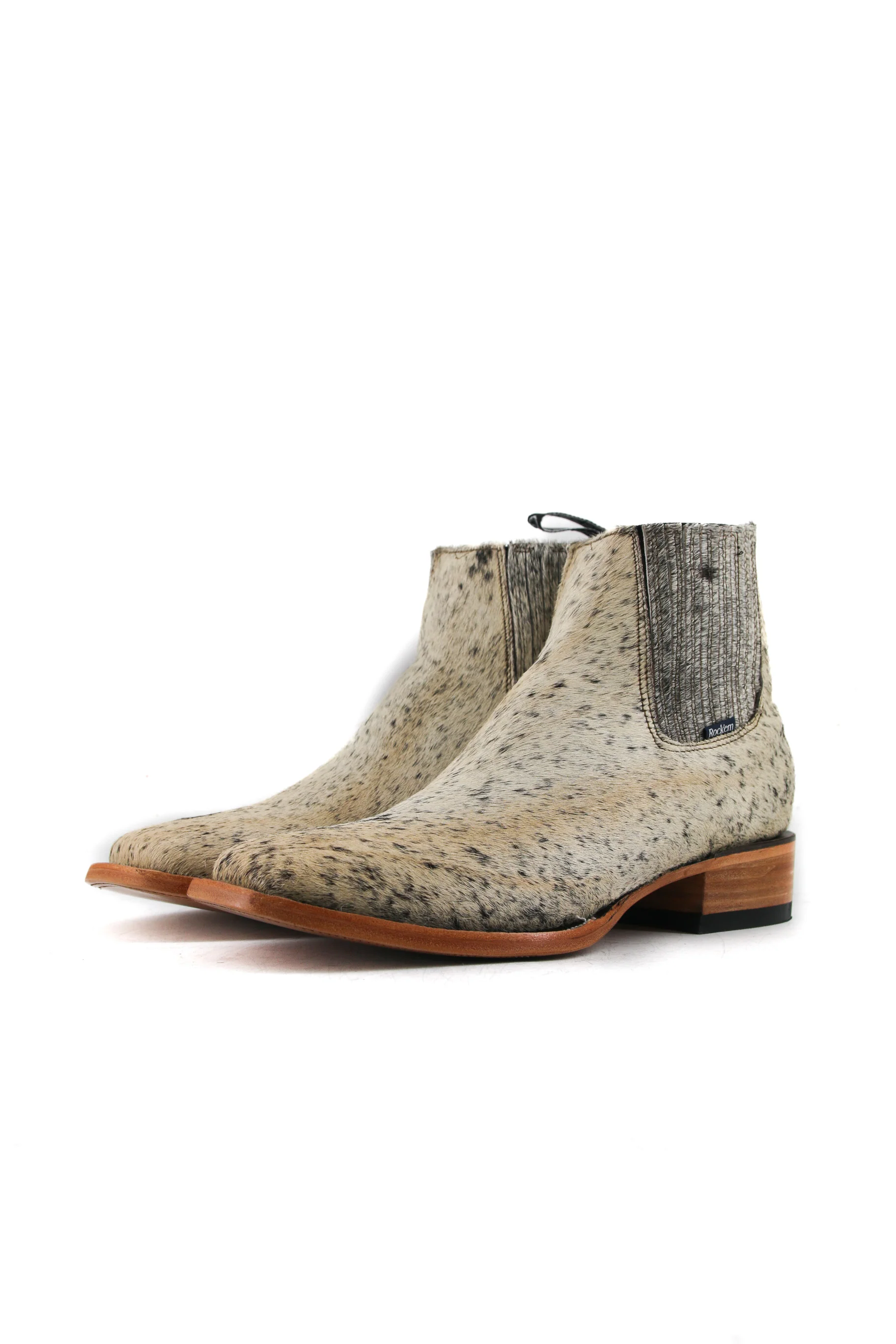 Men's Cowhide Square Toe Ankle Boot  Size 12 Box OM162
