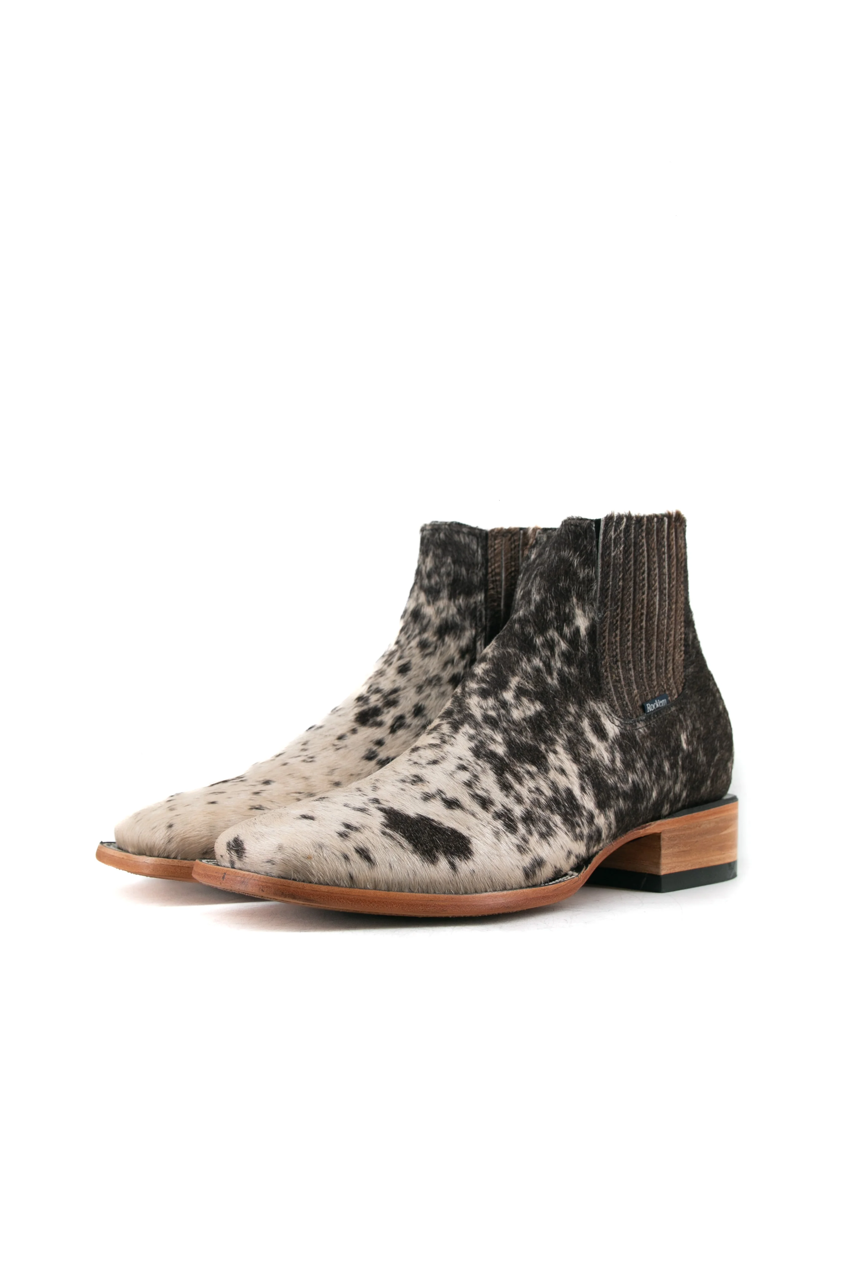 Men's Cowhide Square Toe Ankle Boot  Size 12 Box OM163 - Image 2