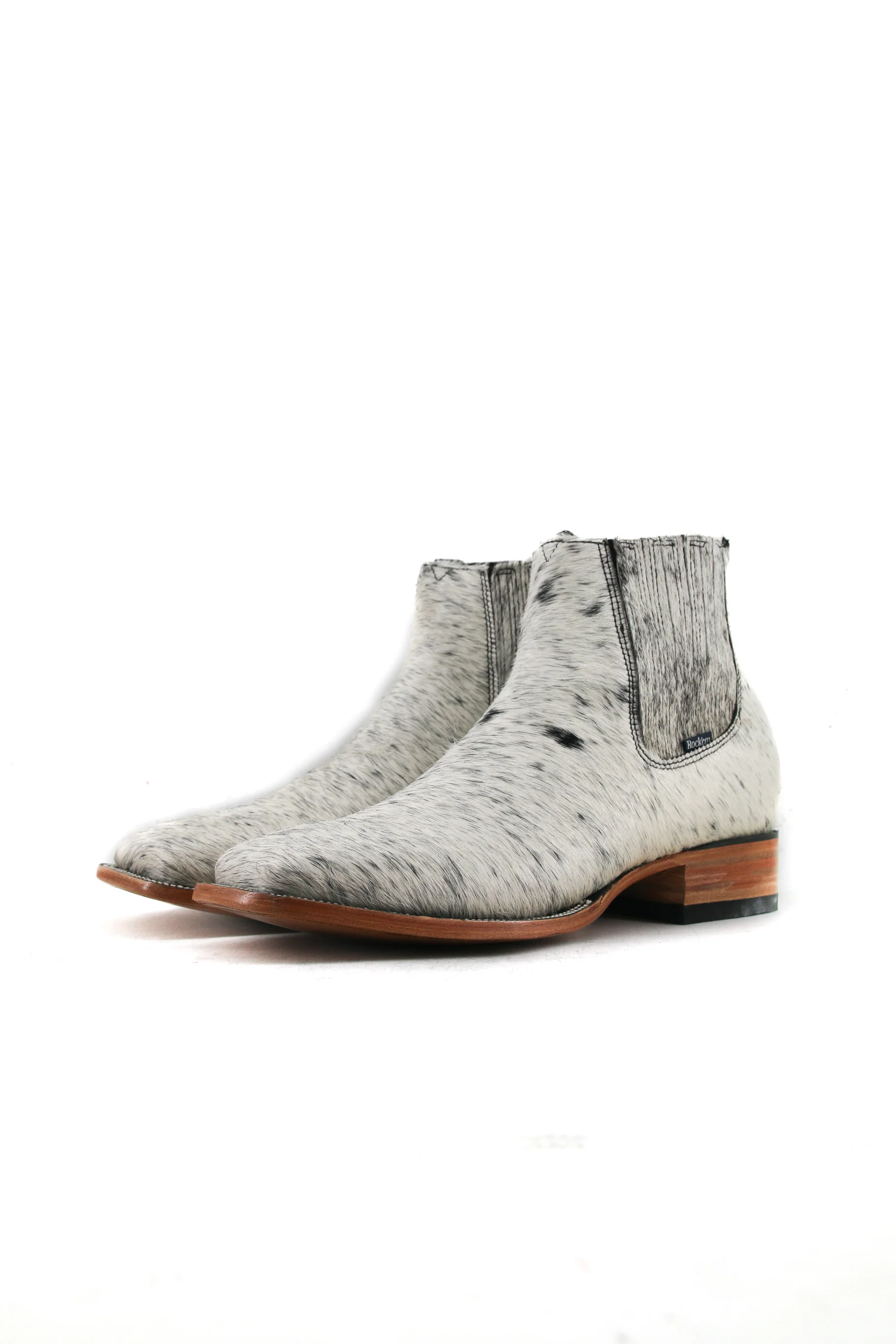 Men's Cowhide Square Toe Ankle Boot  Size 12 Box OM164 - Image 2