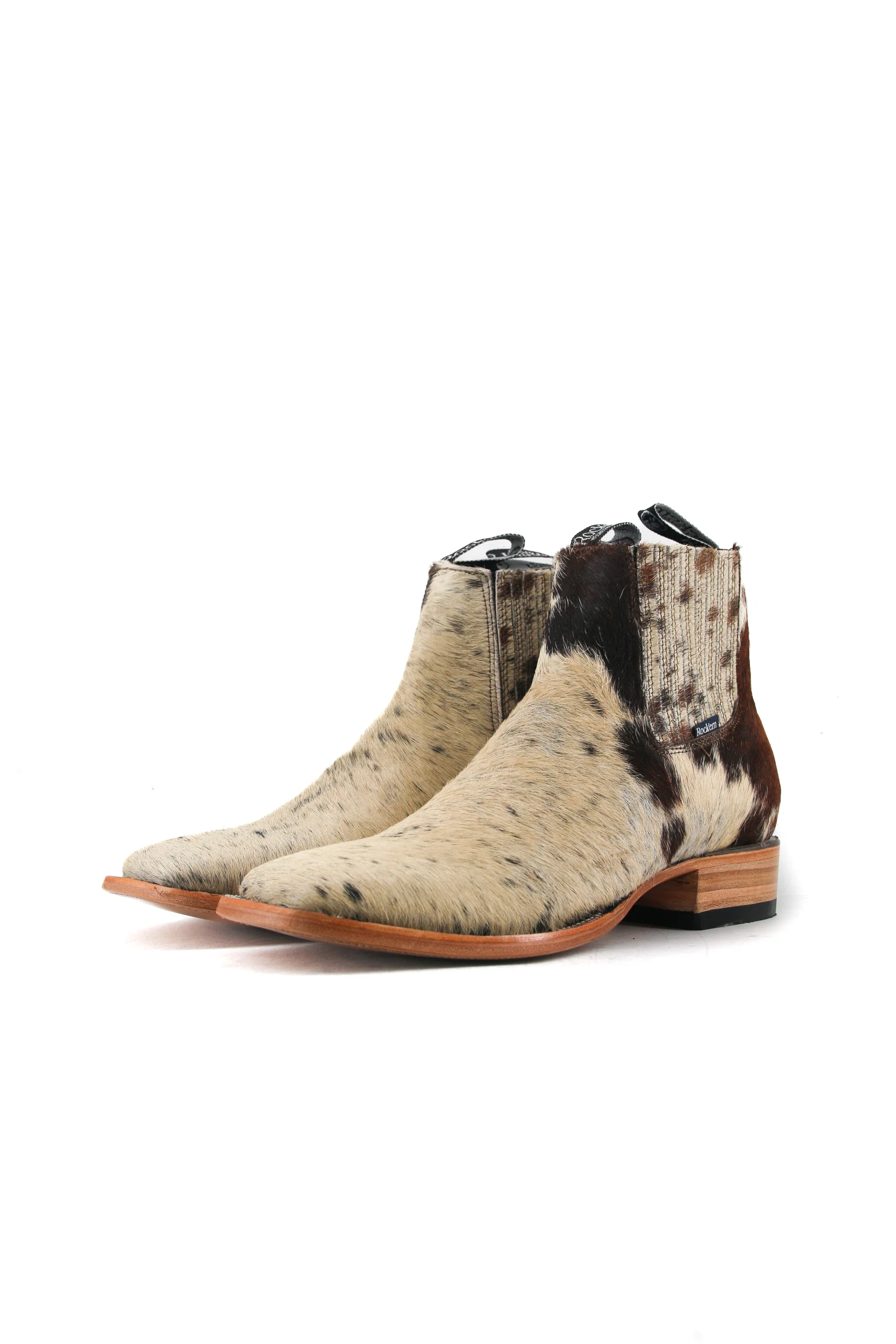 Men's Cowhide Square Toe Ankle Boot  Size 12 Box OM166 - Image 2