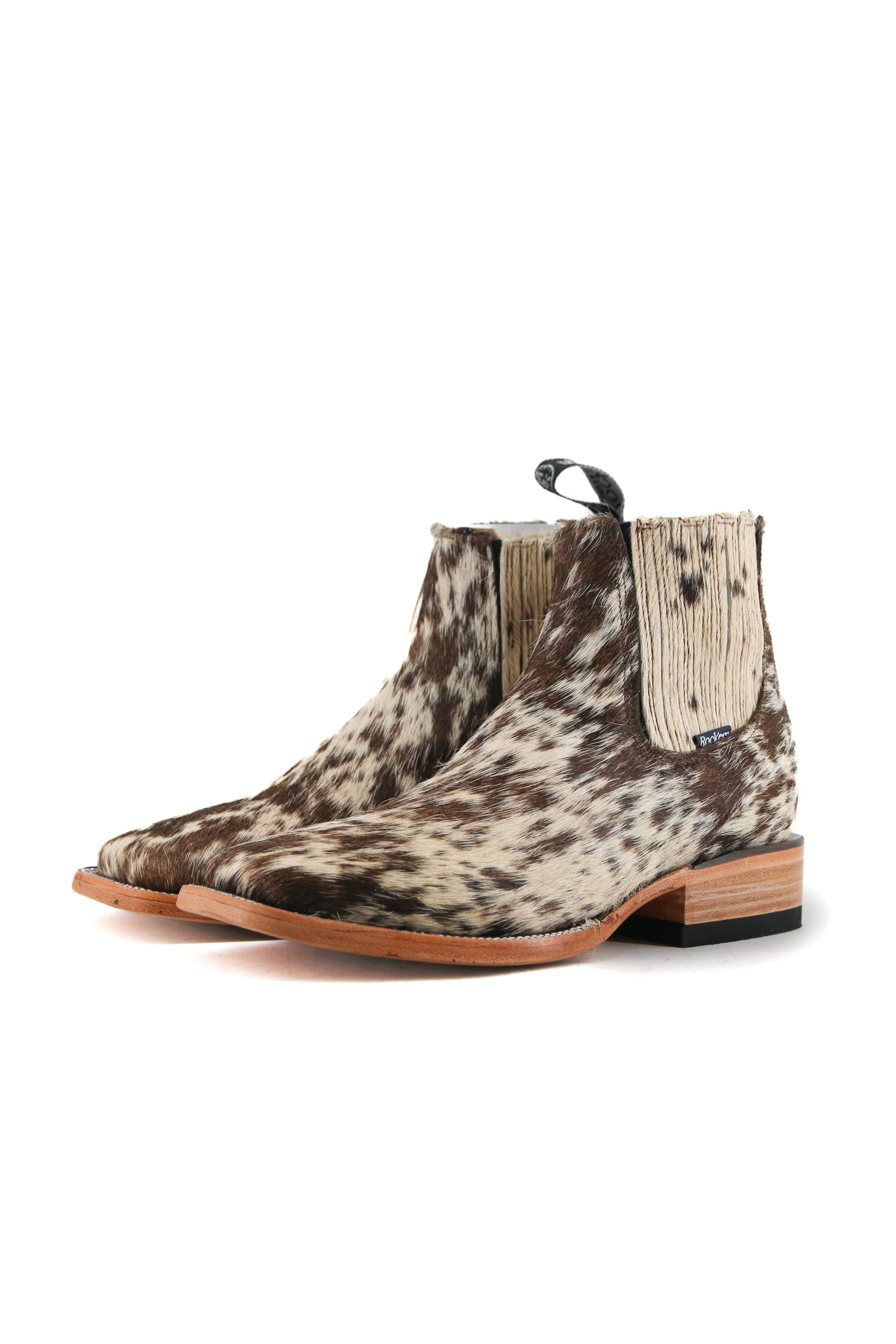 Men's Cowhide Square Toe Ankle Boot  Size 6.5 Box OM14