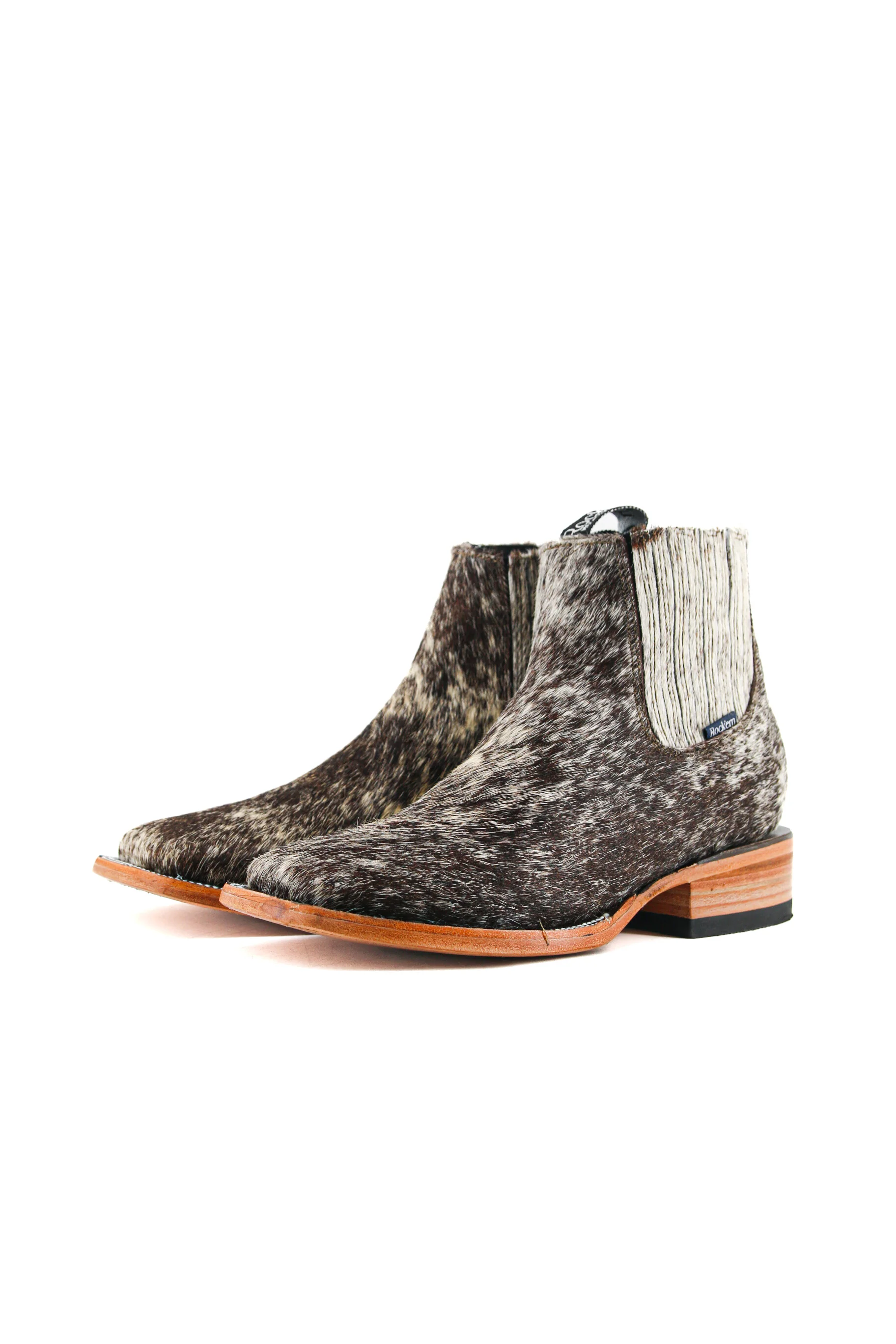 Men's Cowhide Square Toe Ankle Boot  Size 6.5 Box OM7