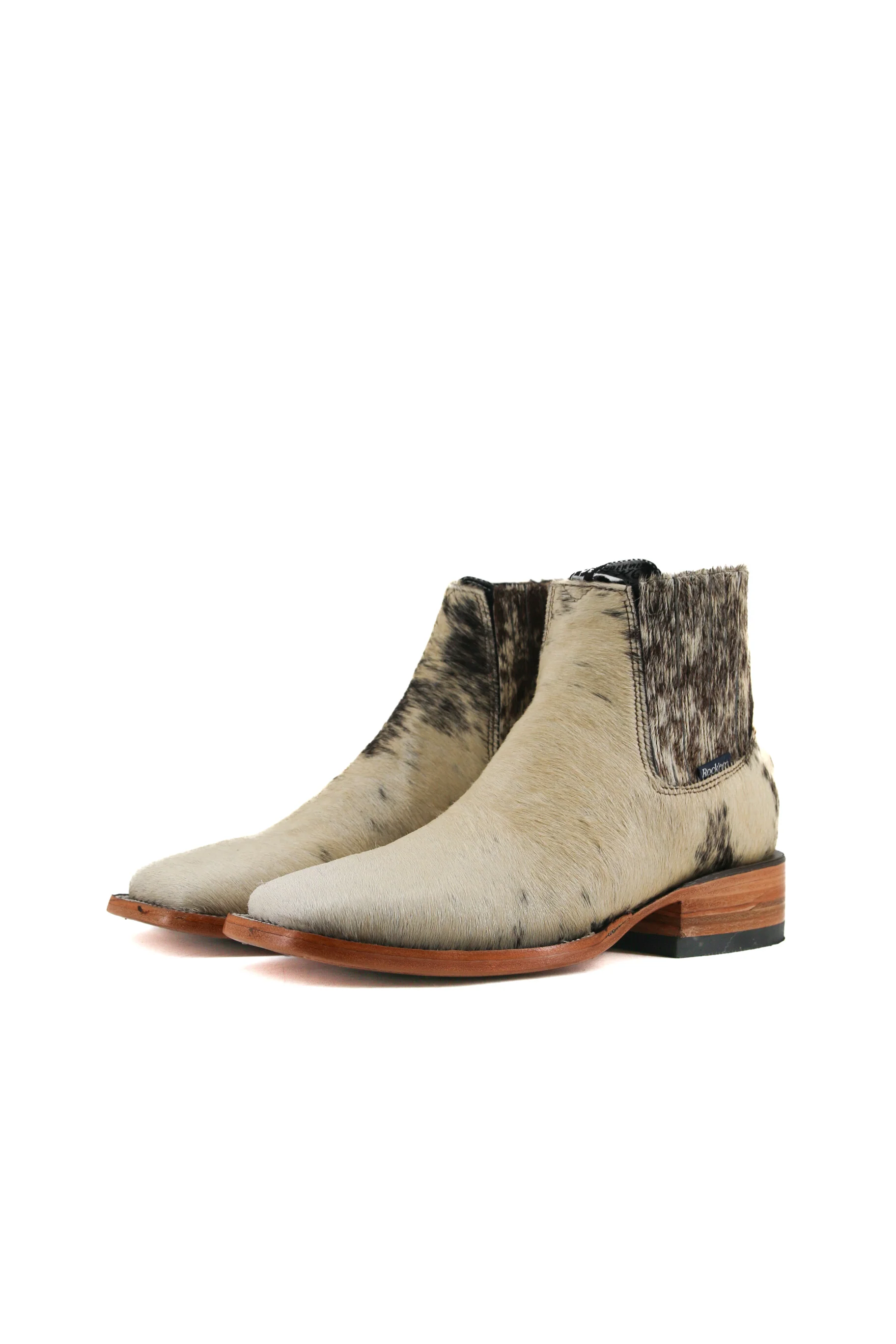 Men's Cowhide Square Toe Ankle Boot Size 6 Box OM1