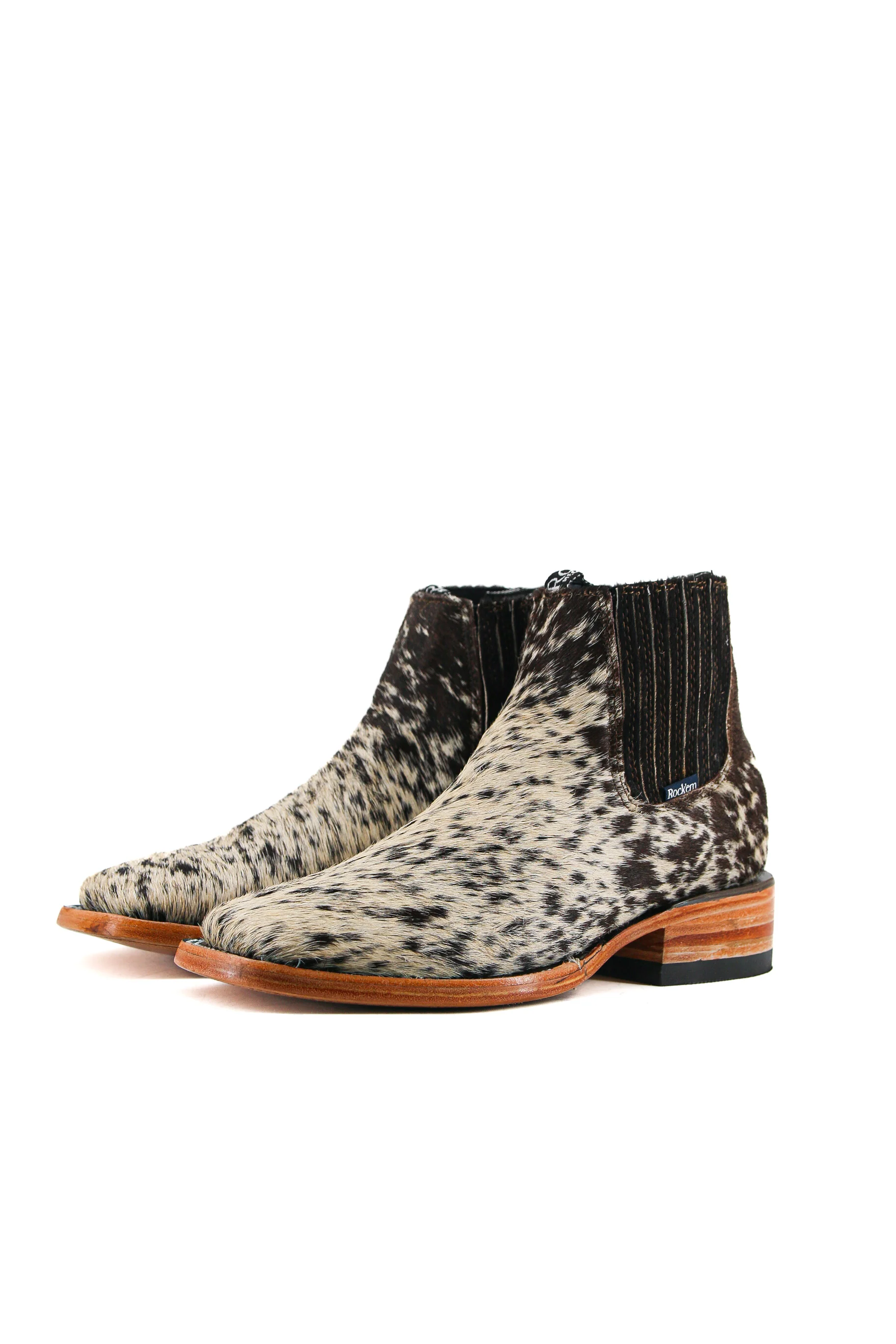 Men's Cowhide Square Toe Ankle Boot  Size 6 Box OM5