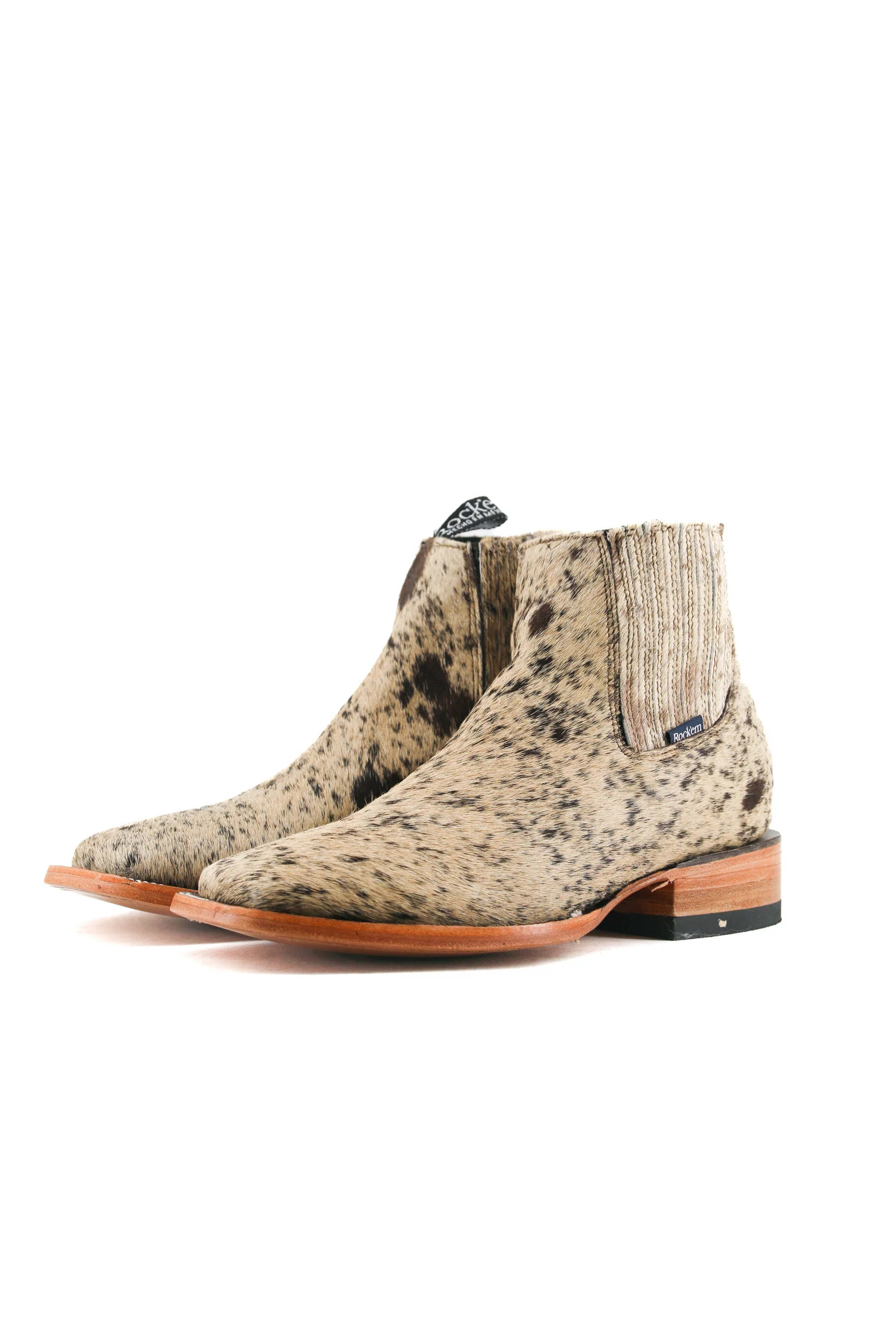 Men's Cowhide Square Toe Ankle Boot  Size 7 Box OM20