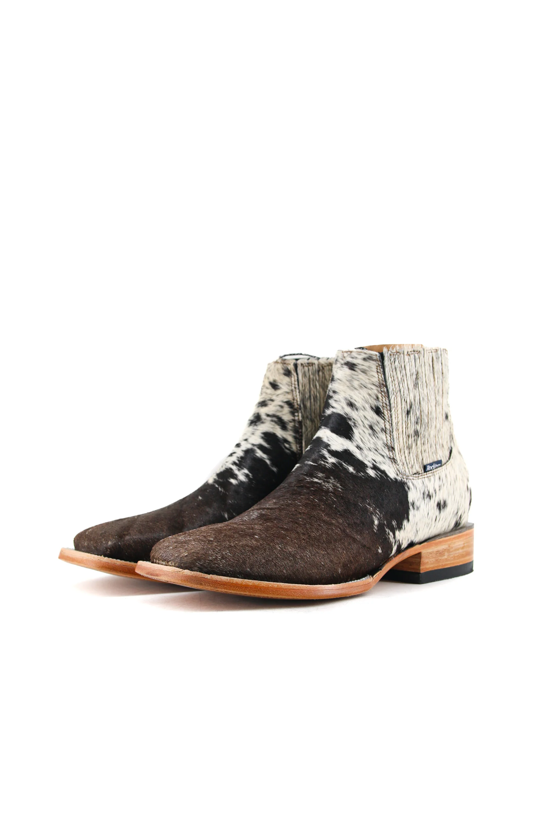 Men's Cowhide Square Toe Ankle Boot  Size 9 Box OM86