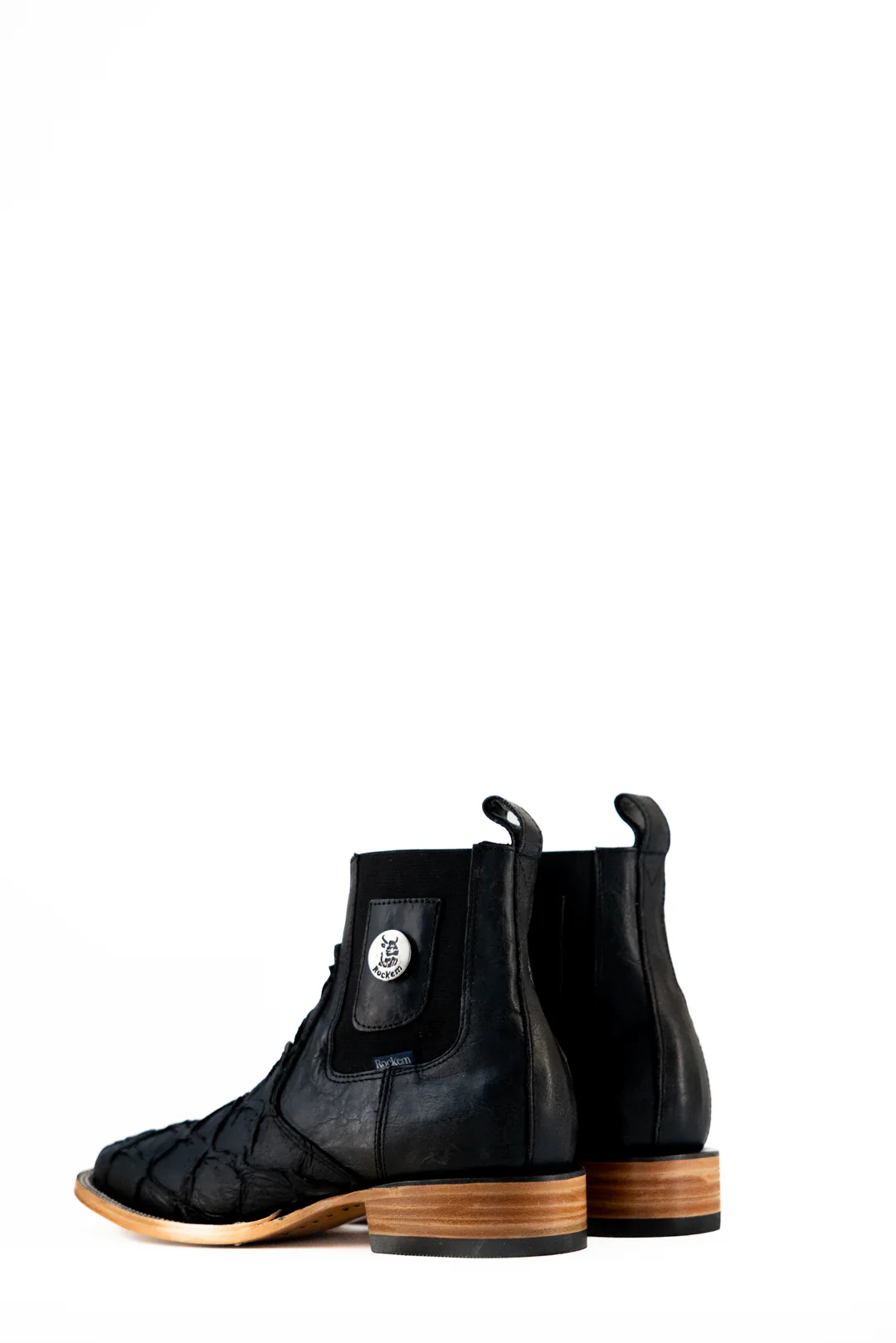 Clon Pirarucu Matte Square Toe Ankle Boot - Image 3