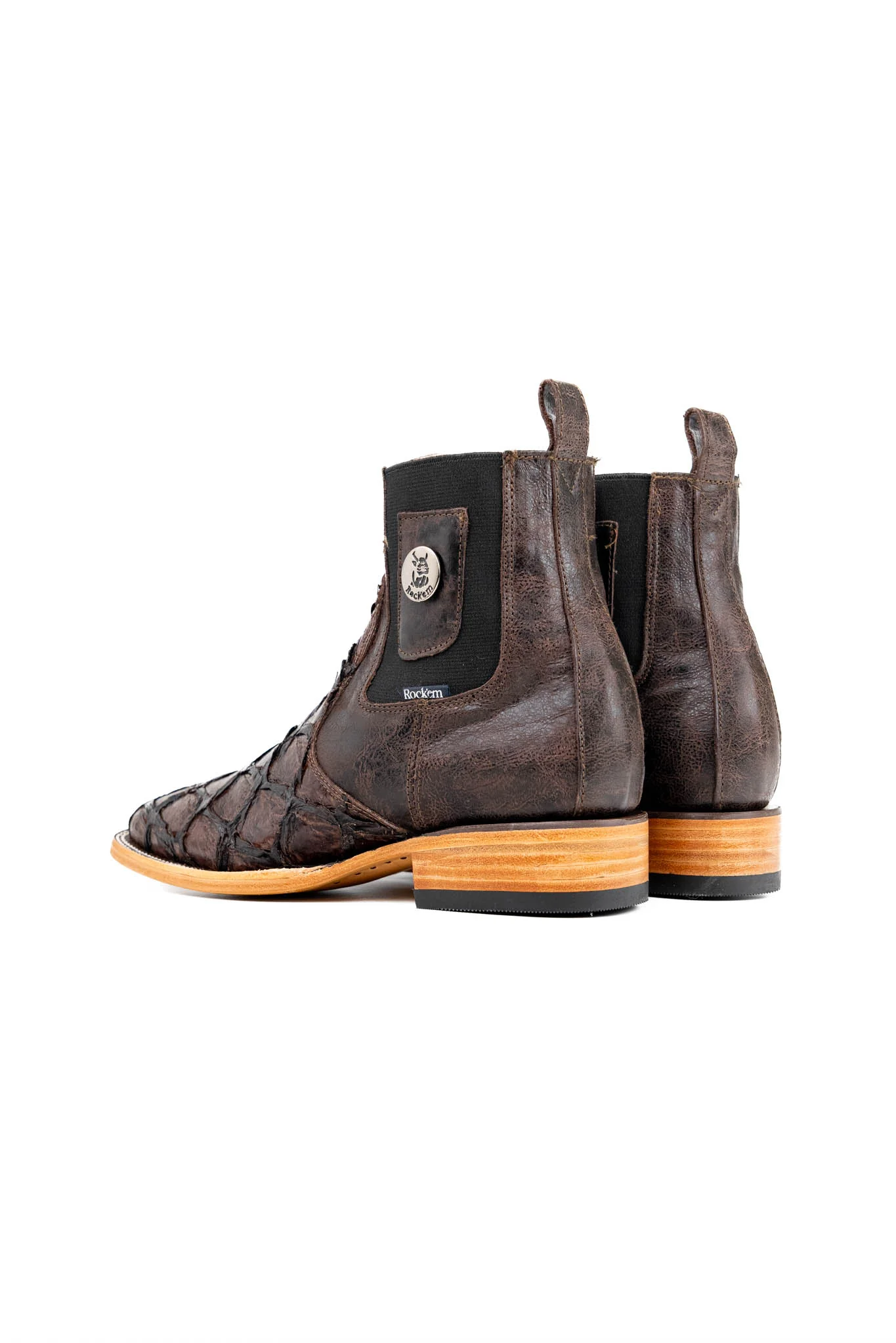 Clon Pirarucu Square Toe Ankle Boot - Image 3