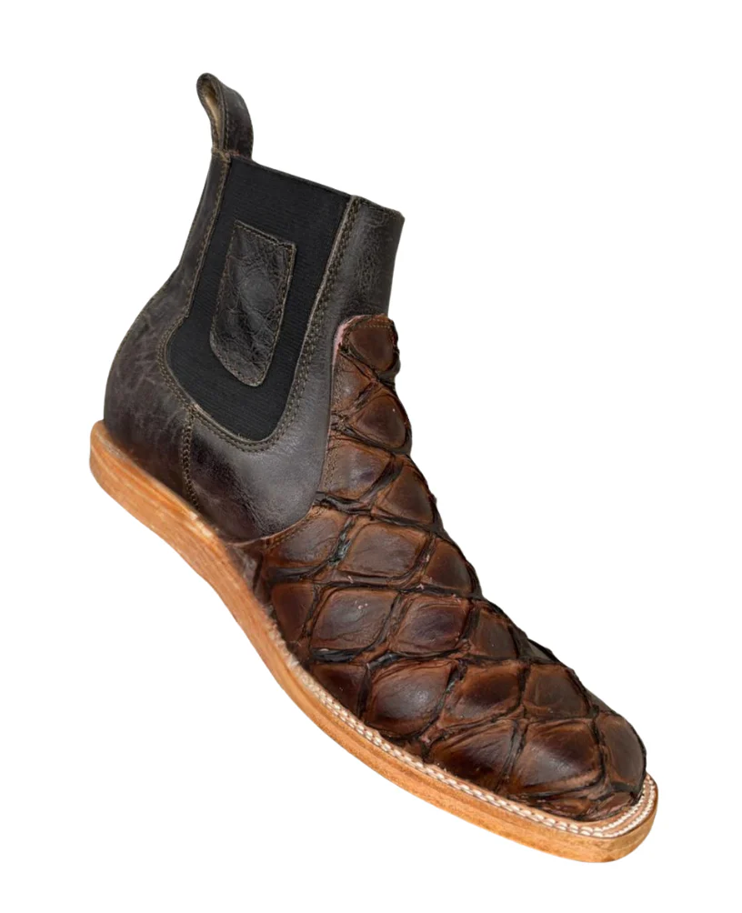 Clon Pirarucu Square Toe Ankle Boot - Image 7