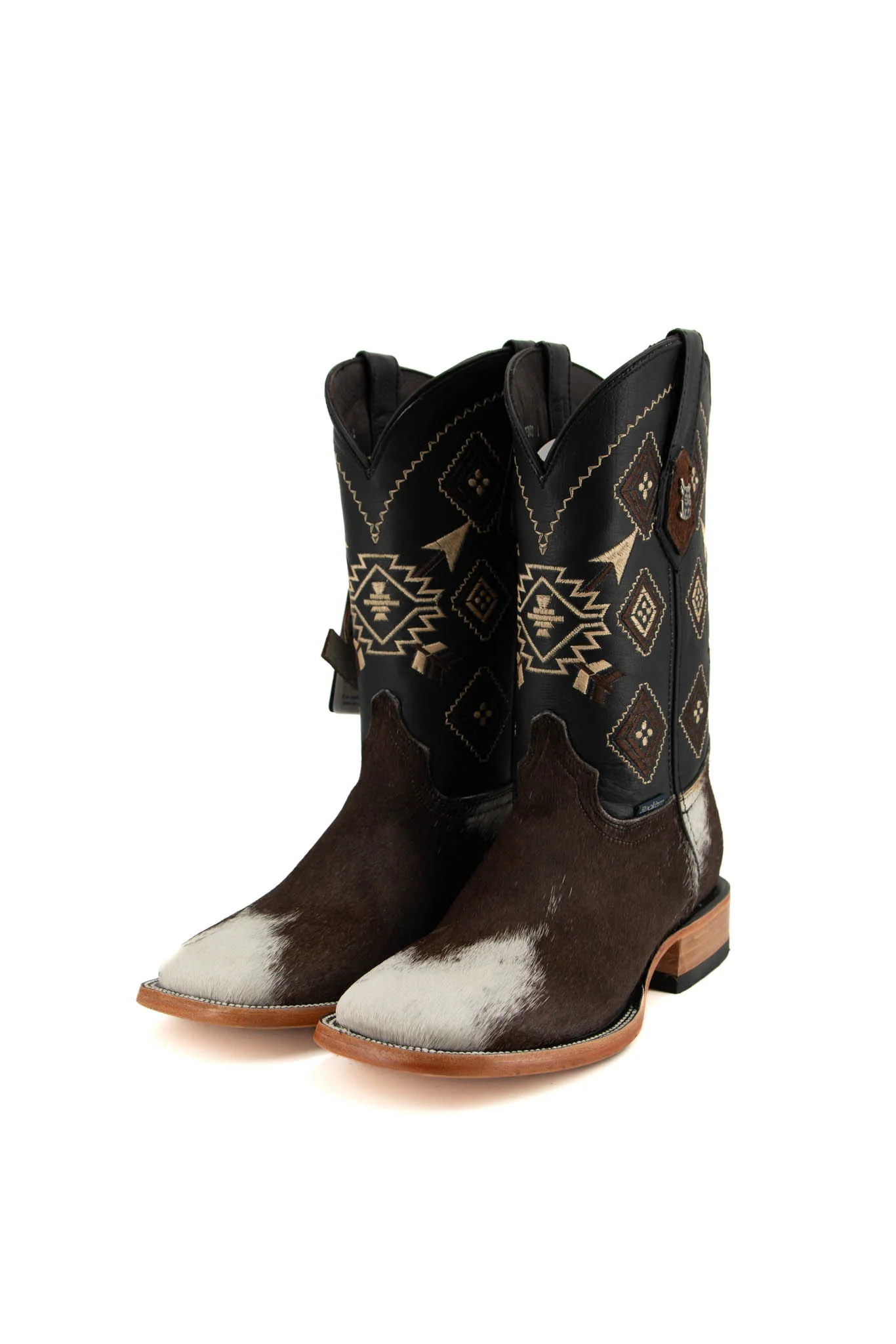 Men's Size 6 Cowhide Cowboy Boots - Image 5