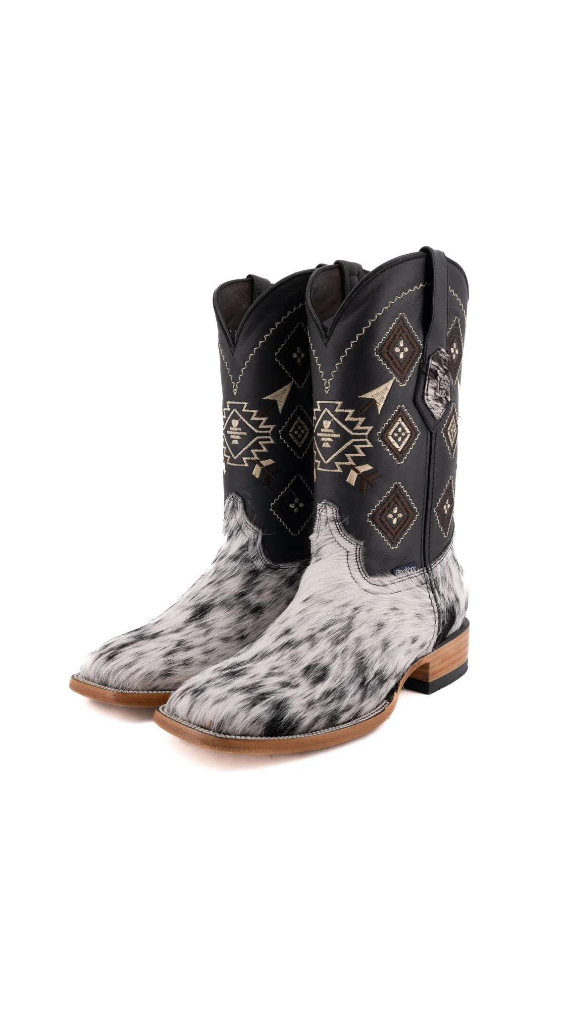 Men's Size 7 Cowhide Boots - Image 3