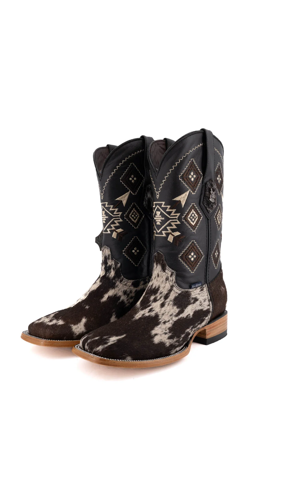 Men's Size 7 Cowhide Boots - Image 4