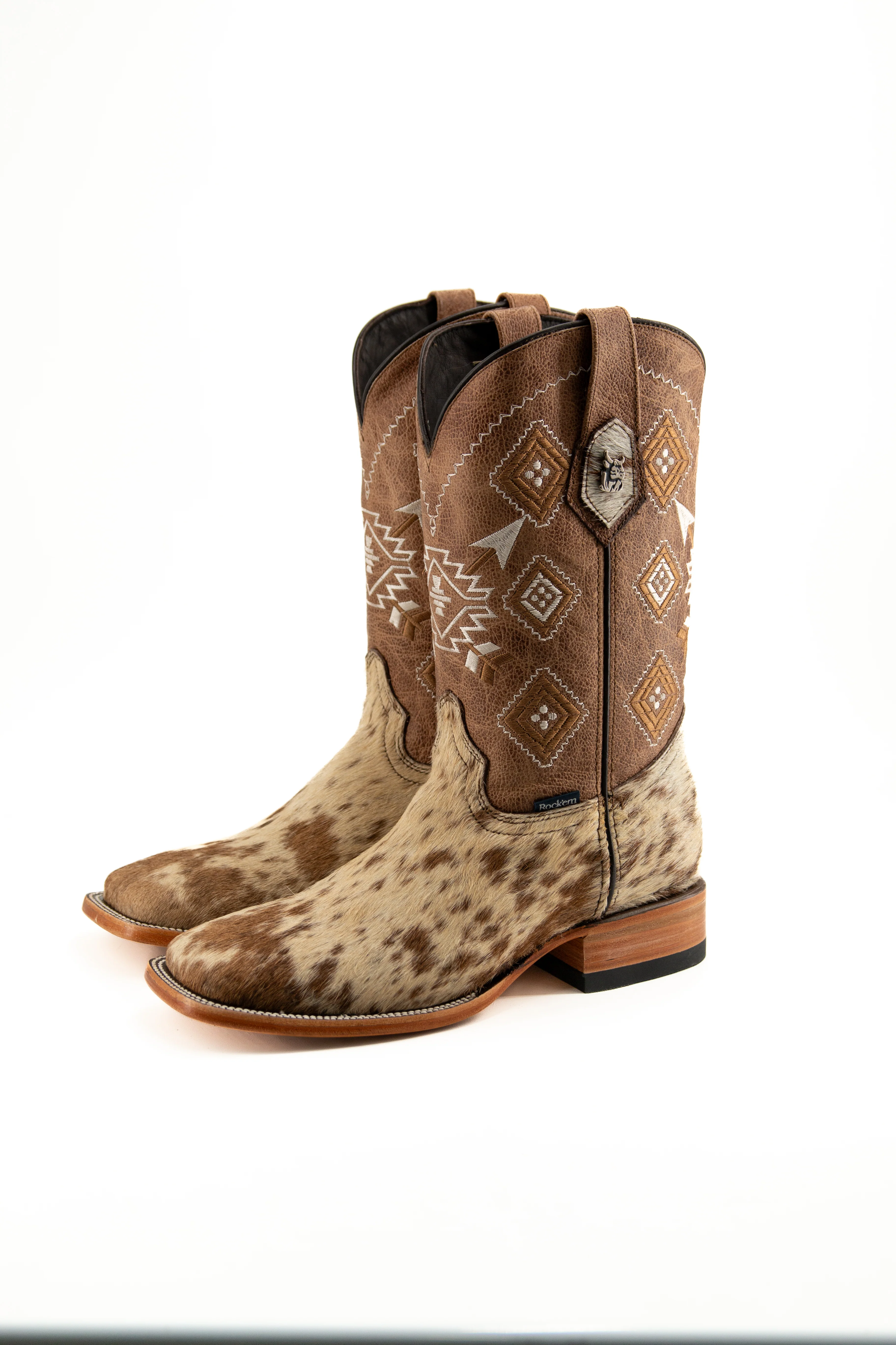 Men's Size 7 Cowhide Boots - Image 7