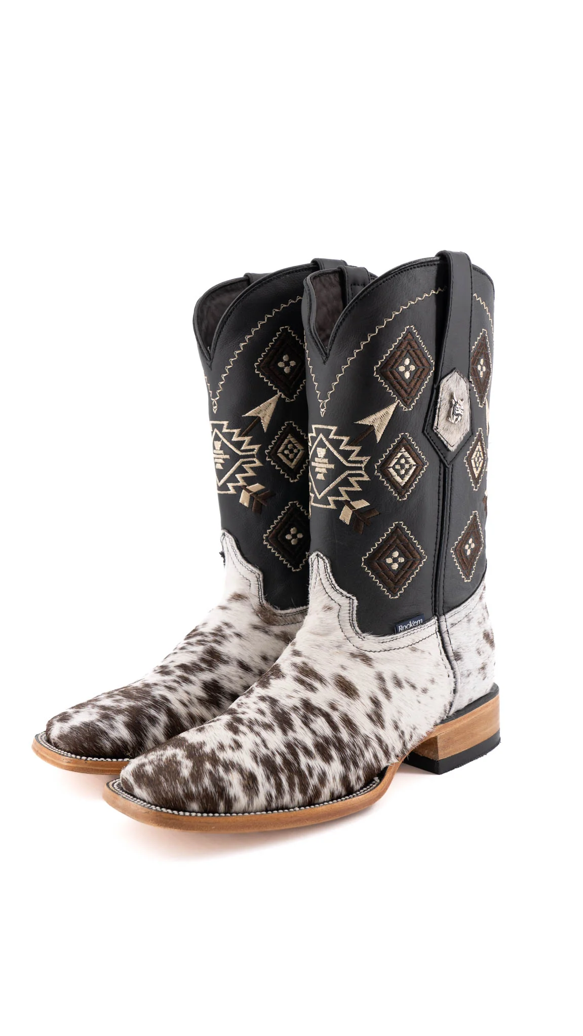 Men's Size 7 Cowhide Boots - Image 9
