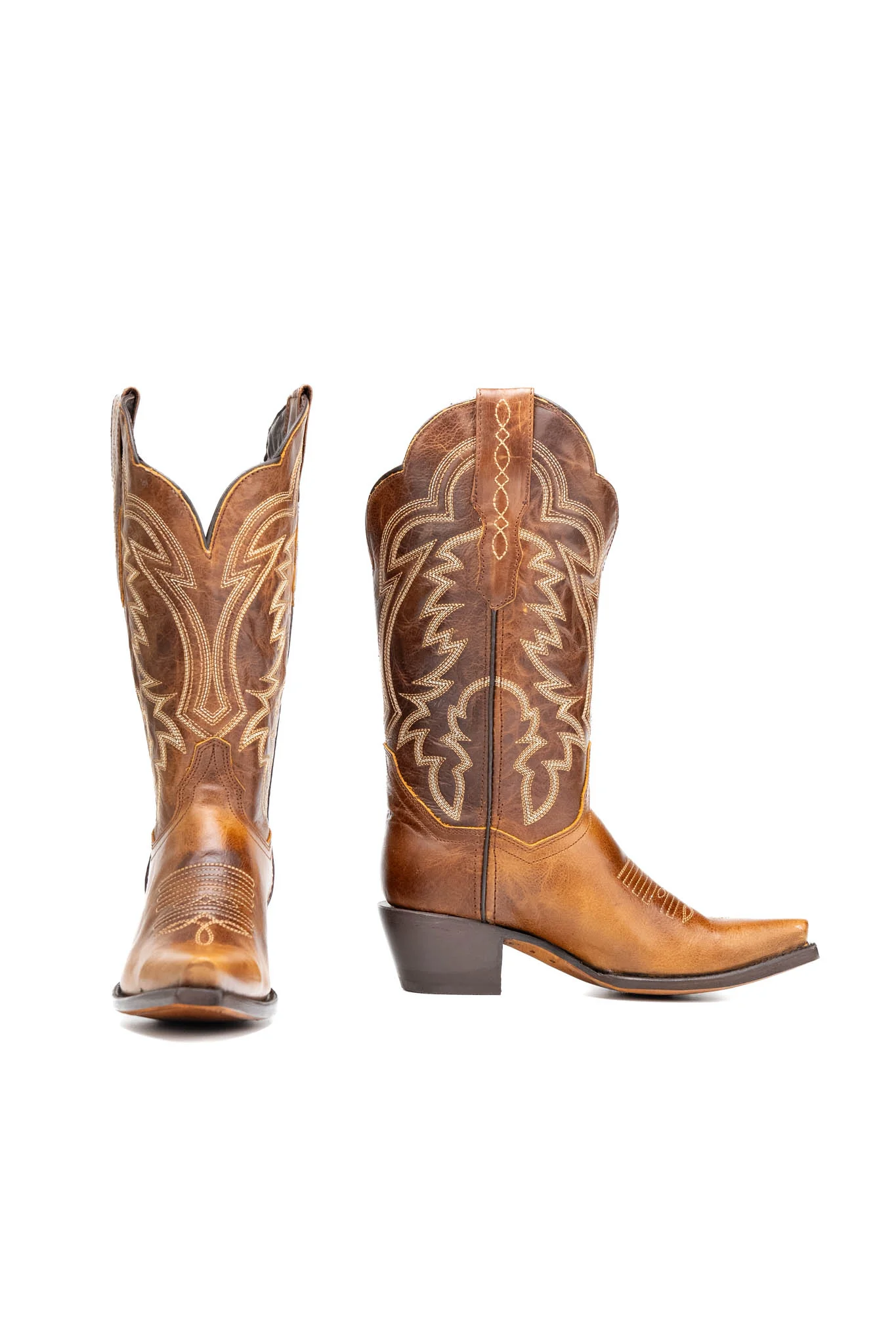 Mia Wide Calf Snip Toe Cowgirl Boot - Image 10