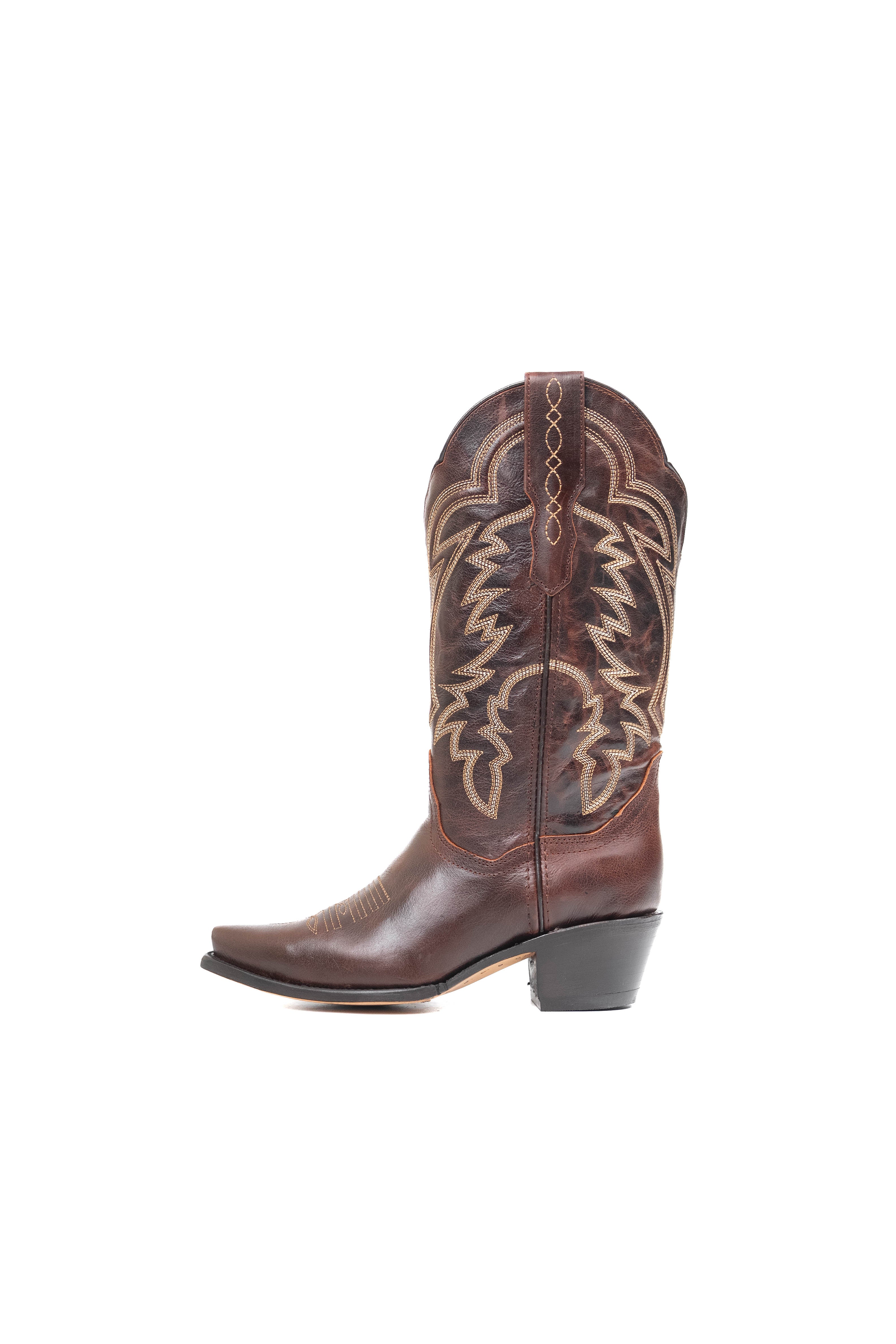 Mia Wide Calf Snip Toe Cowgirl Boot - Image 14