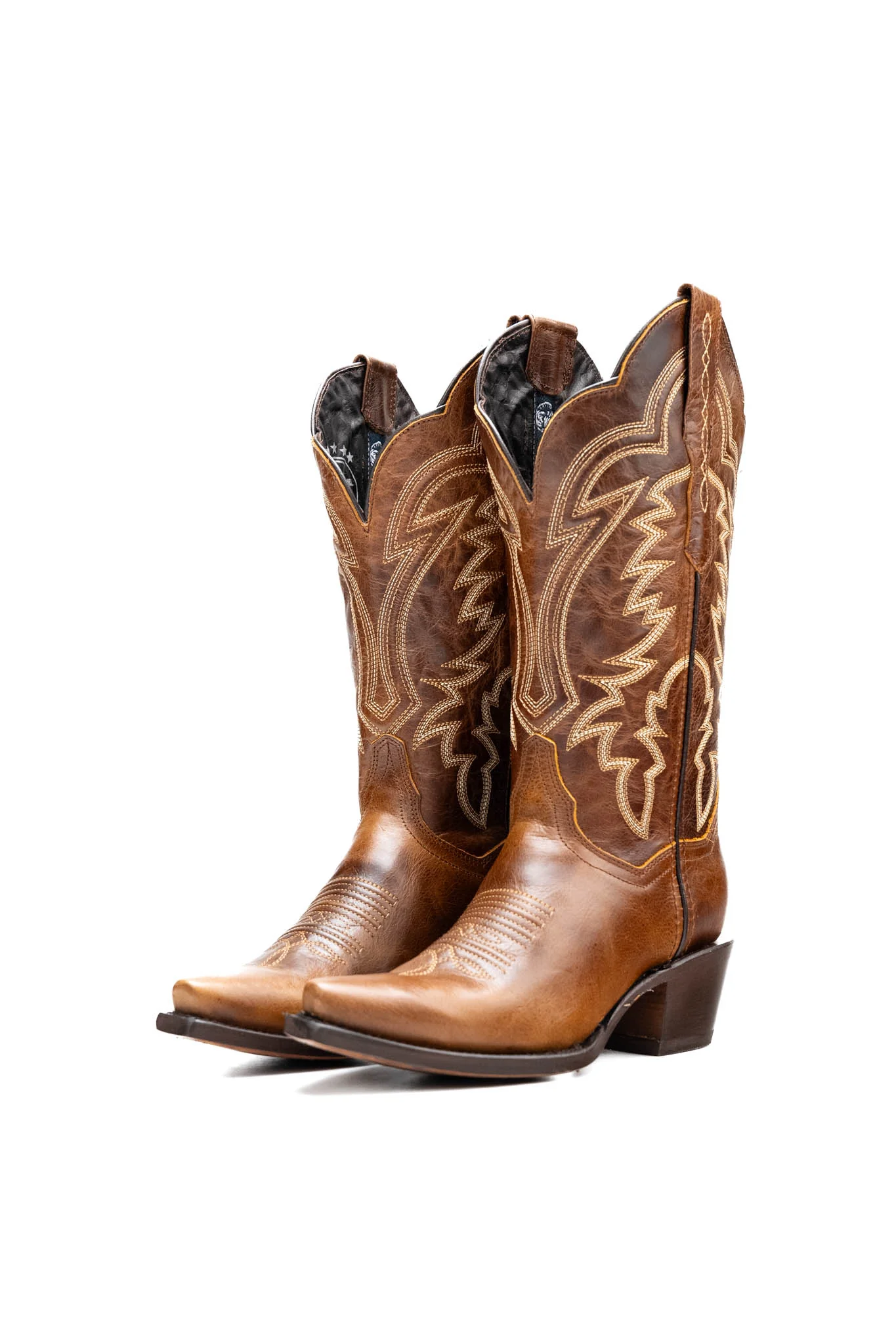 Mia Wide Calf Snip Toe Cowgirl Boot - Image 7