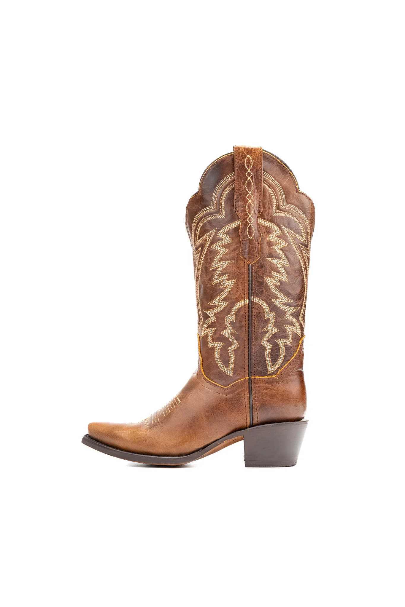 Mia Wide Calf Snip Toe Cowgirl Boot - Image 8