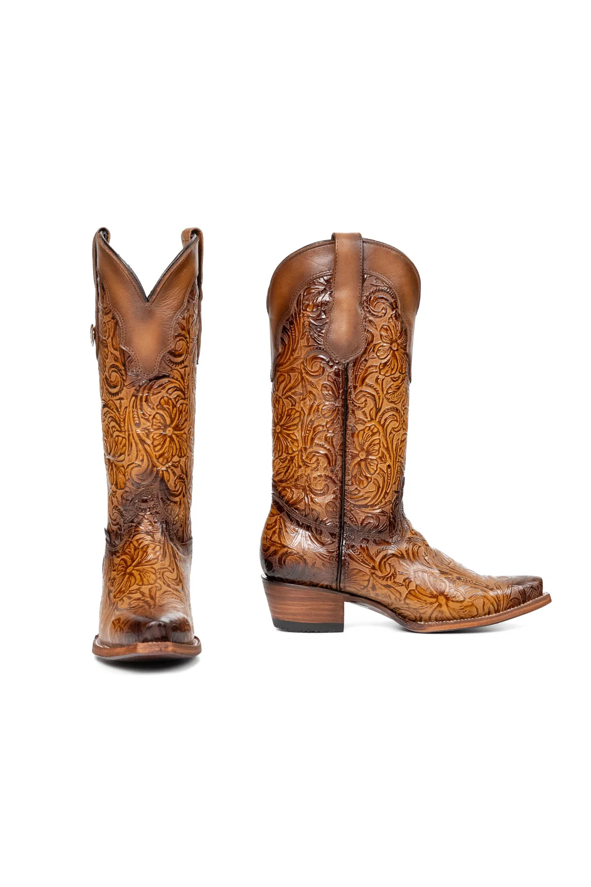 Mila Tooled Snip Toe Cowgirl Boot - Image 10