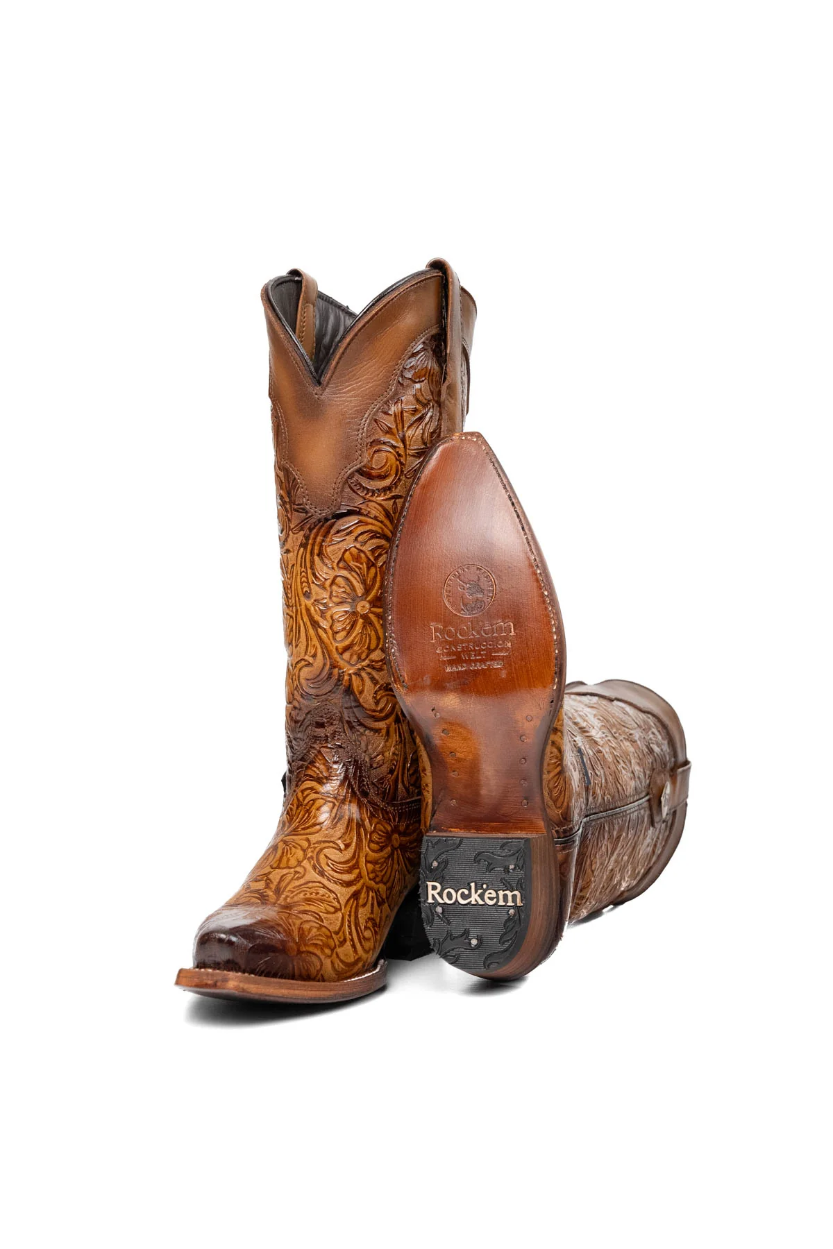 Mila Tooled Snip Toe Cowgirl Boot - Image 11