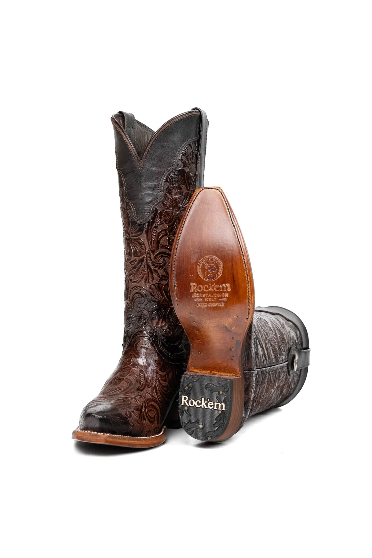 Mila Tooled Snip Toe Cowgirl Boot - Image 5