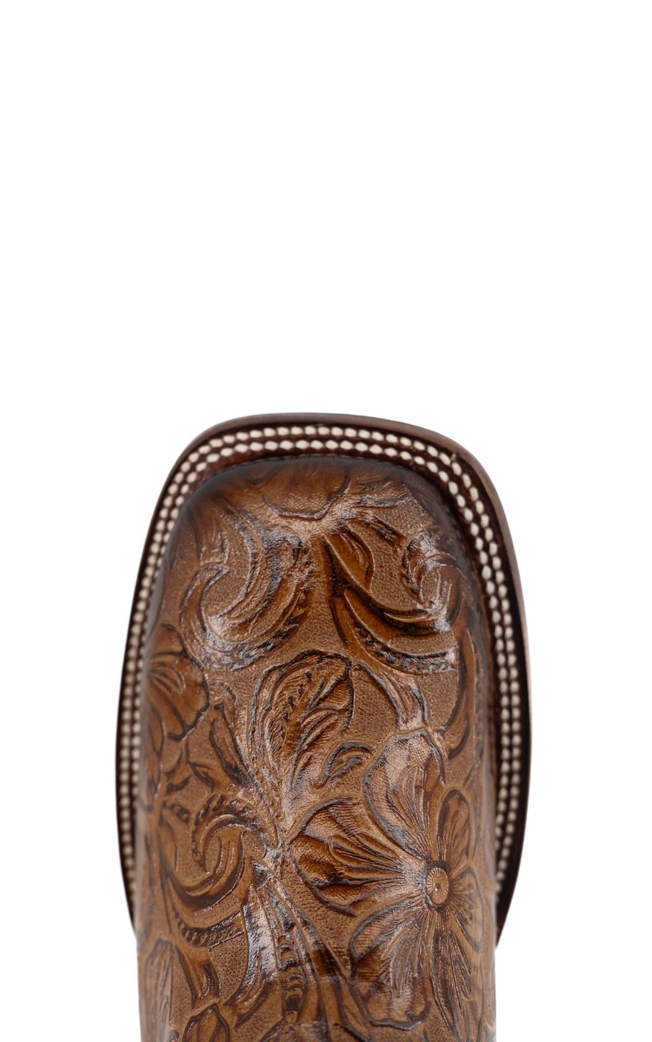 Mila Tooled Square Toe Cowgirl Boot - Image 11