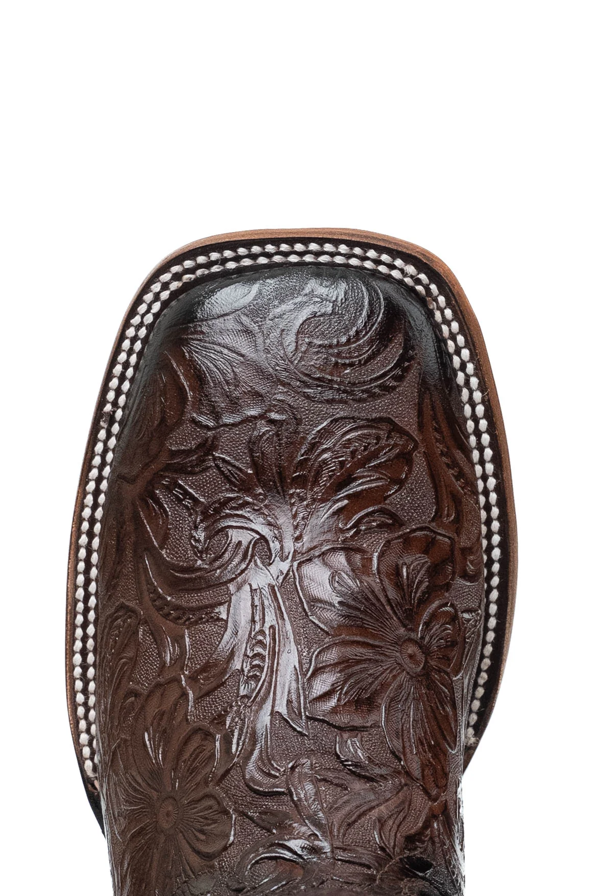 Mila Tooled Square Toe Cowgirl Boot - Image 6