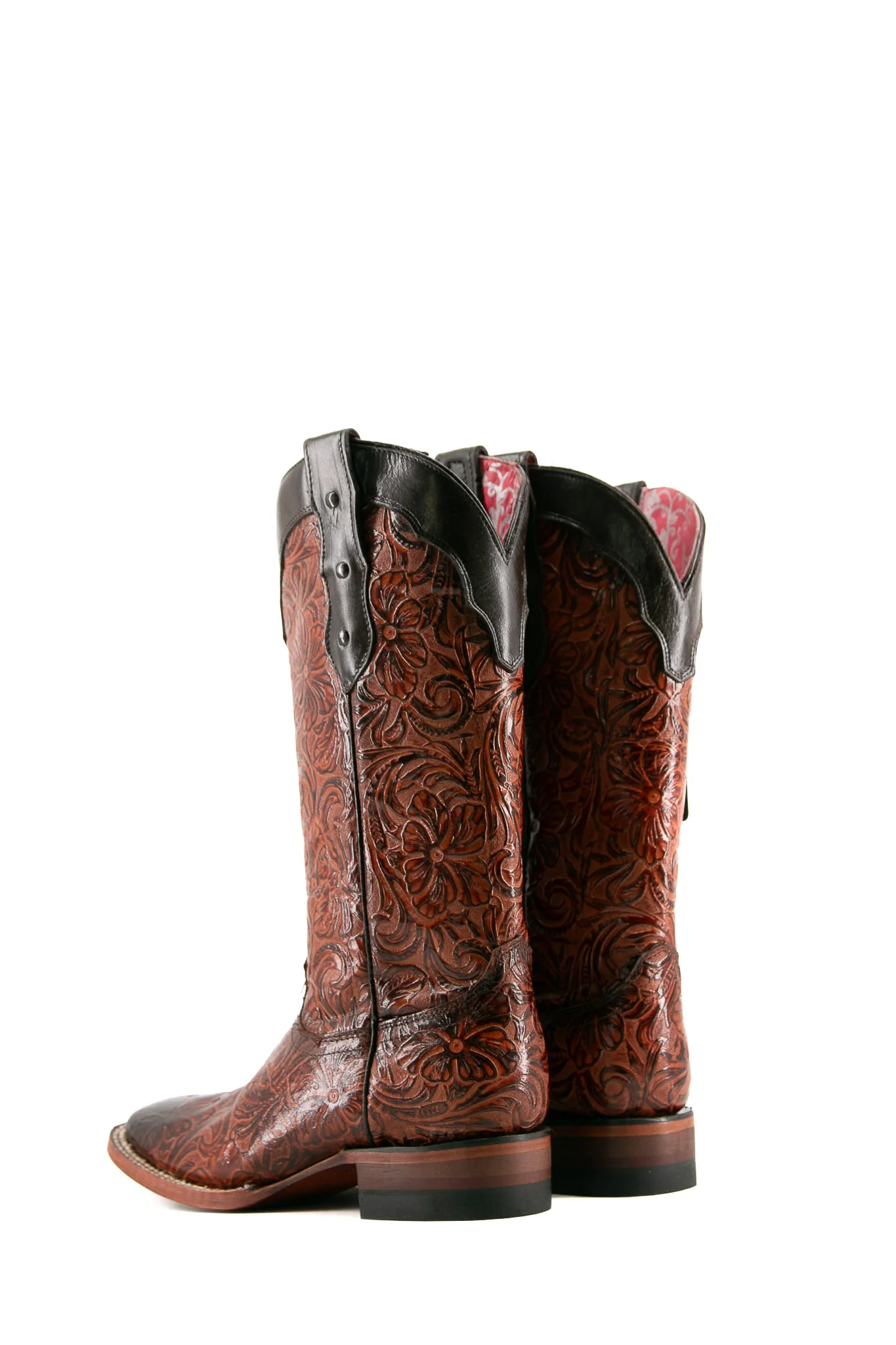 452 Mila Flor De Luz Square Toe Cowgirl Boot - Image 3