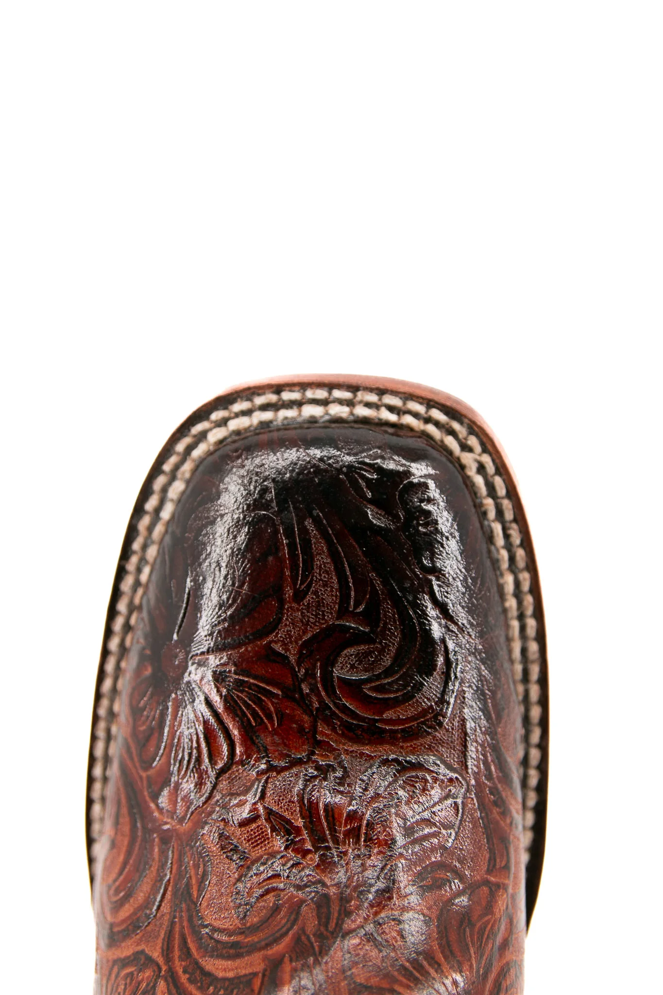 452 Mila Flor De Luz Square Toe Cowgirl Boot - Image 5