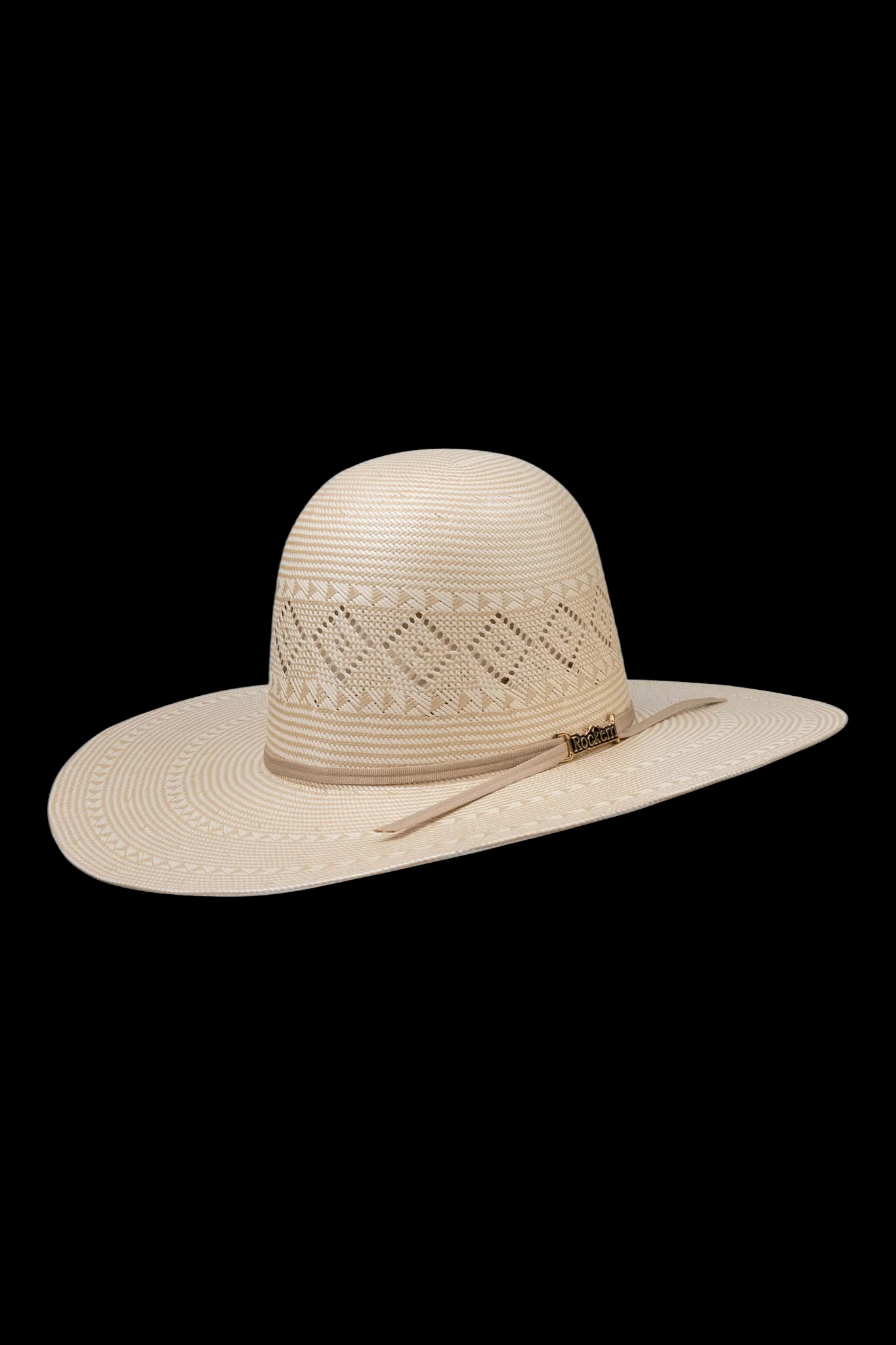 Boston 100X Open Crown Straw Hat