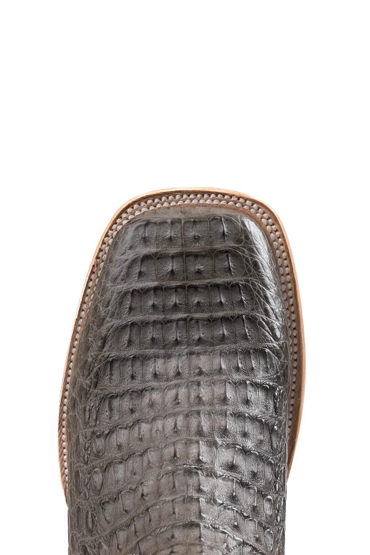 Monroe Caiman Hornback Square Toe Cowboy Boot - Image 17
