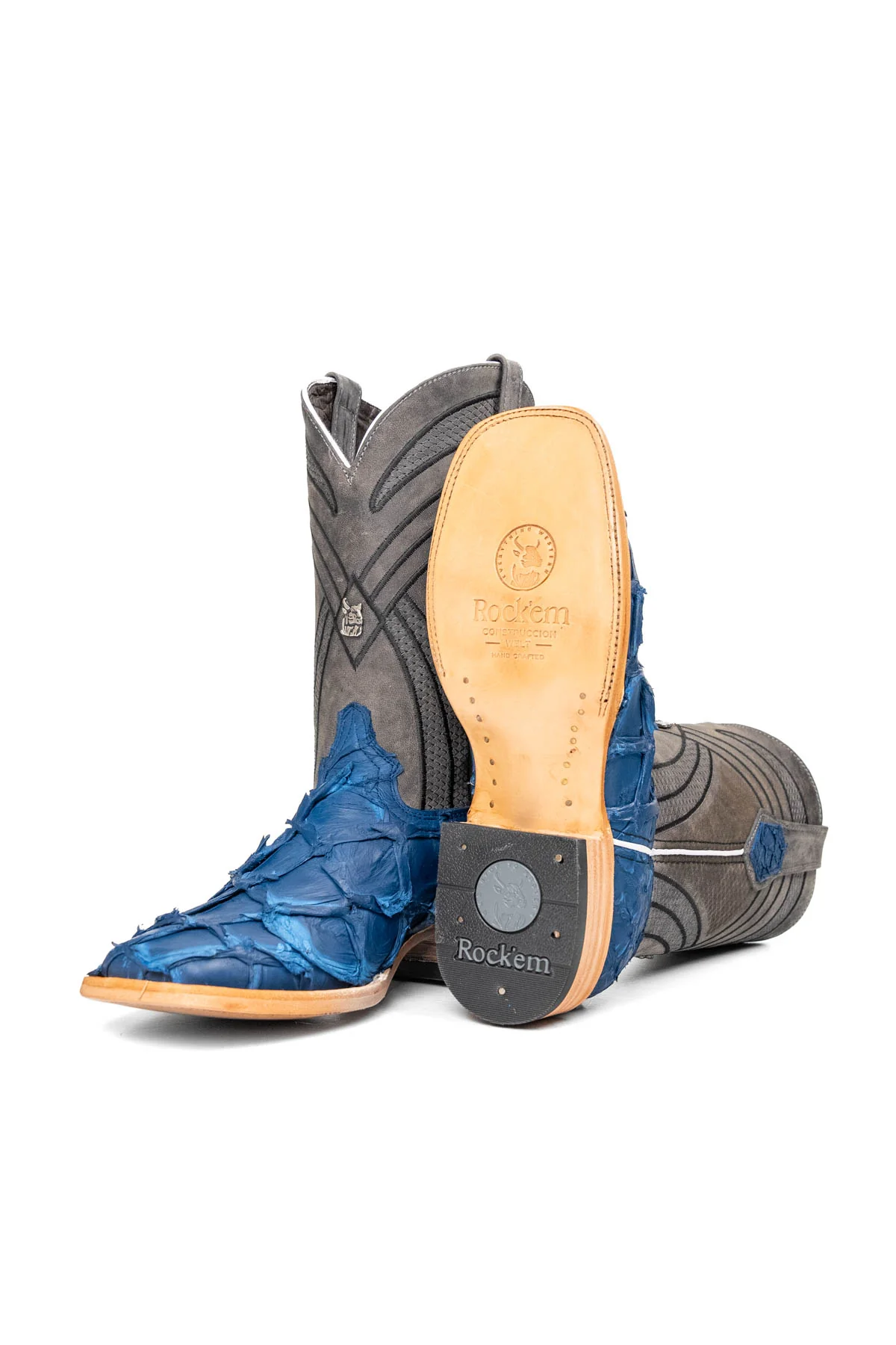 Monroe Pirarucu Square Toe Cowboy Boot - Image 10