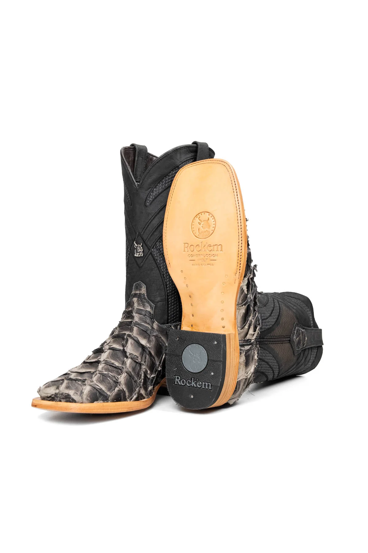 Monroe Pirarucu Square Toe Cowboy Boot - Image 18