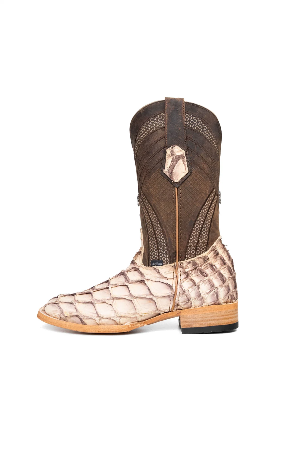 Monroe Pirarucu Square Toe Cowboy Boot - Image 32