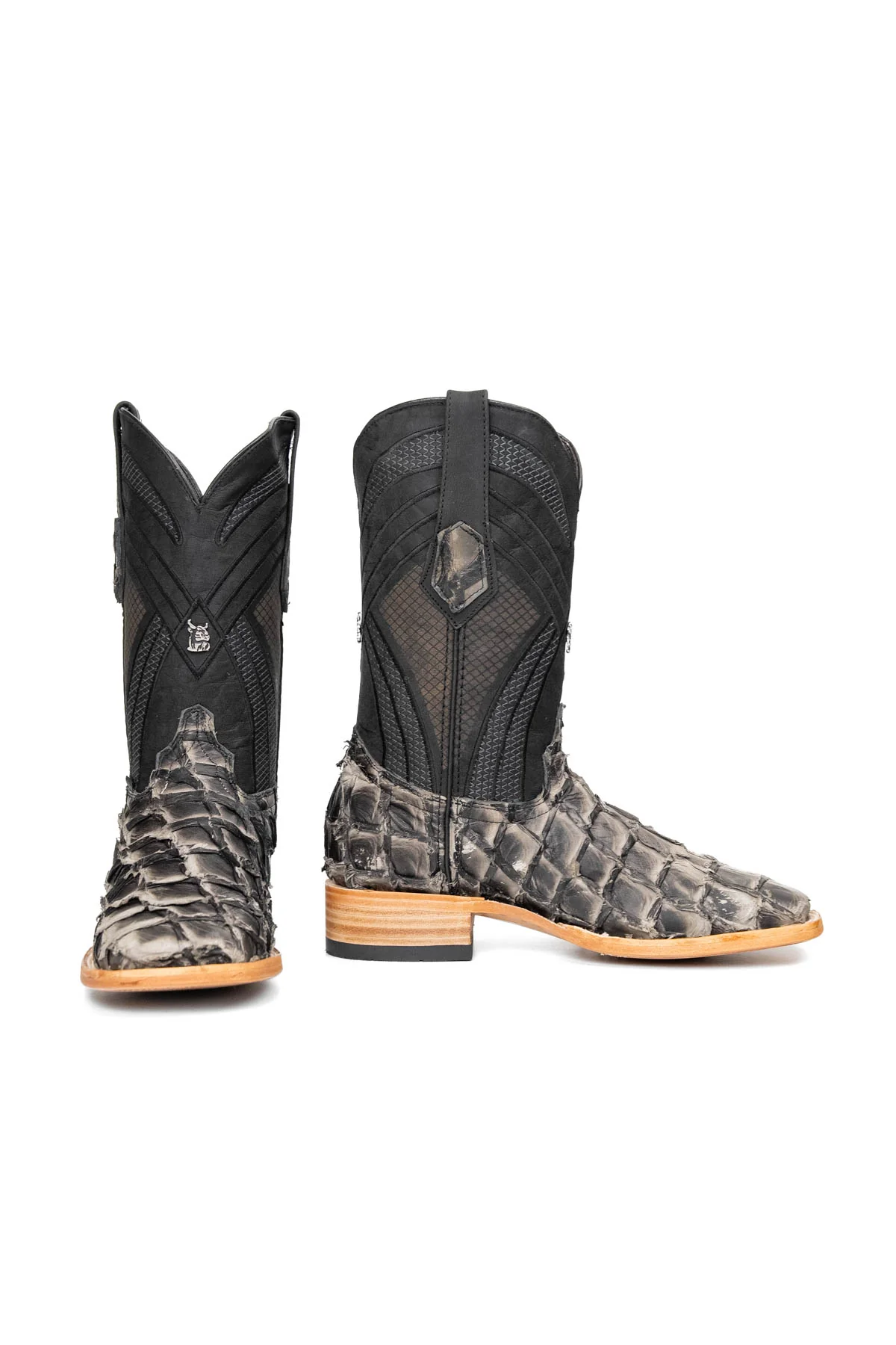 Monroe Pirarucu Square Toe Cowboy Boot - Image 4