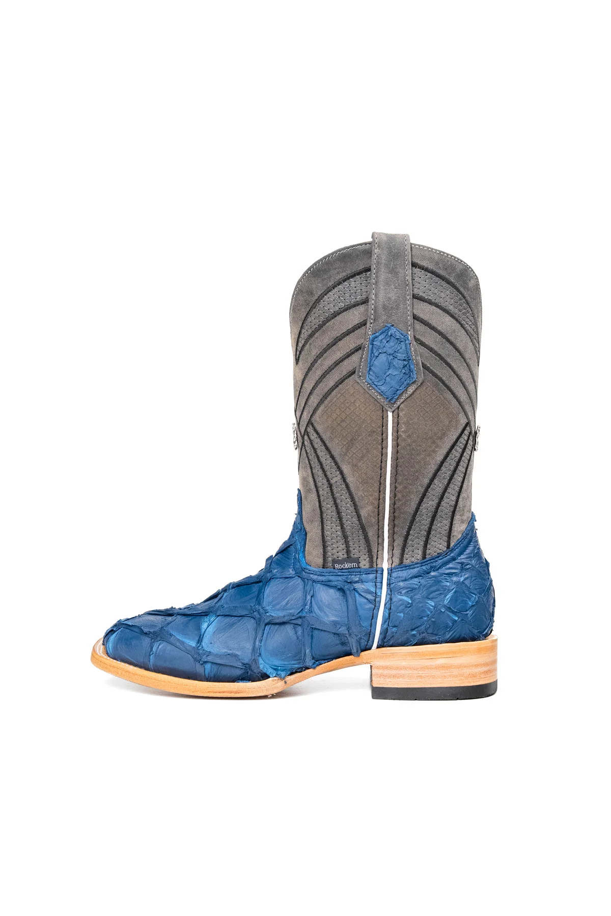 Monroe Pirarucu Square Toe Cowboy Boot - Image 7