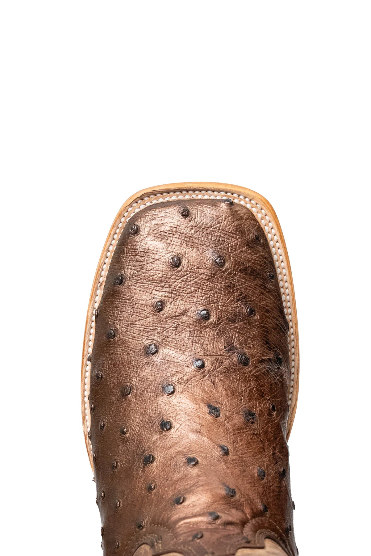 Monroe Ostrich Square Toe Cowboy Boot - Image 18